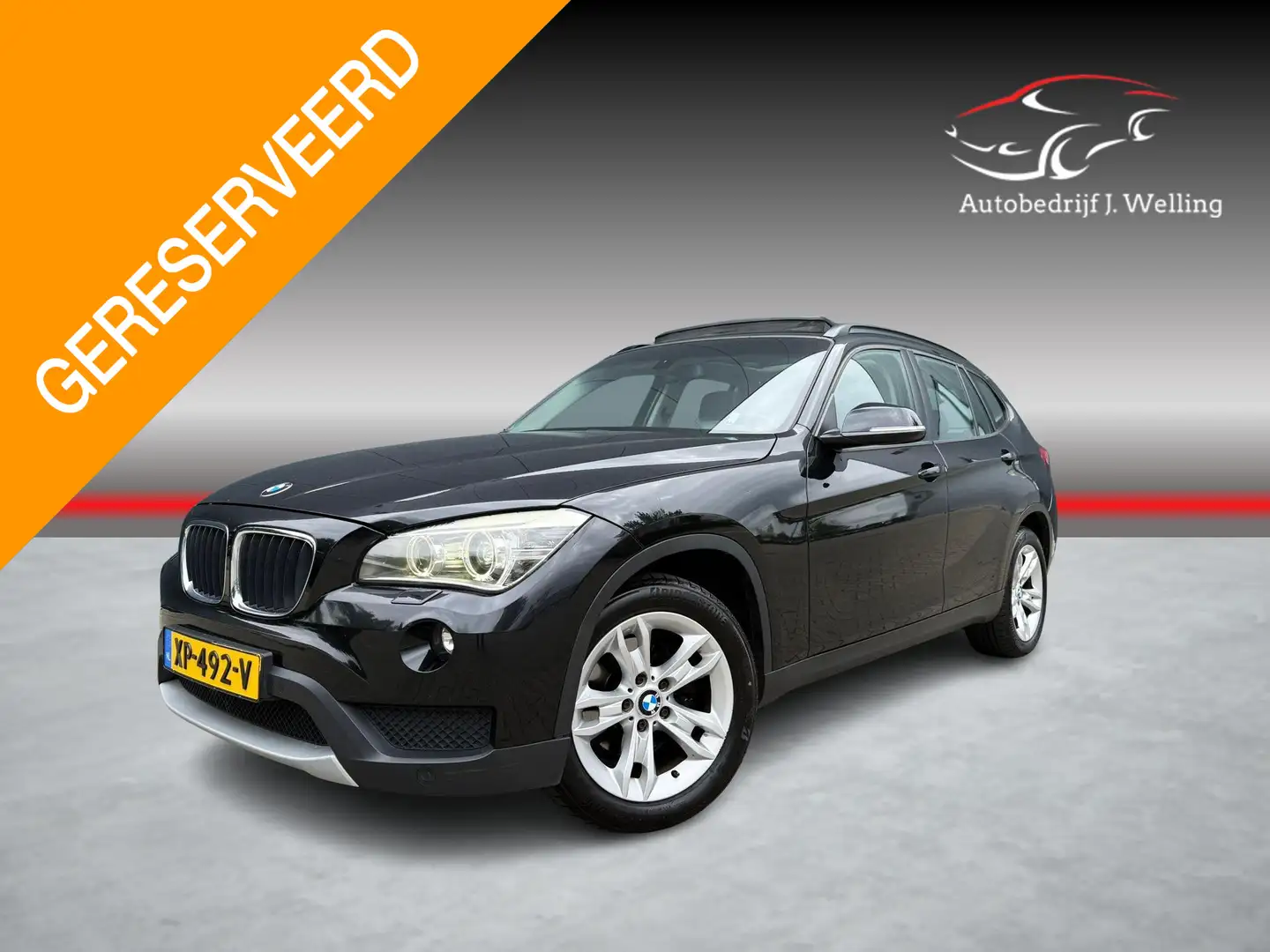 BMW X1 xDrive18d High Executive / leer / pano / tr.hk Чорний - 1