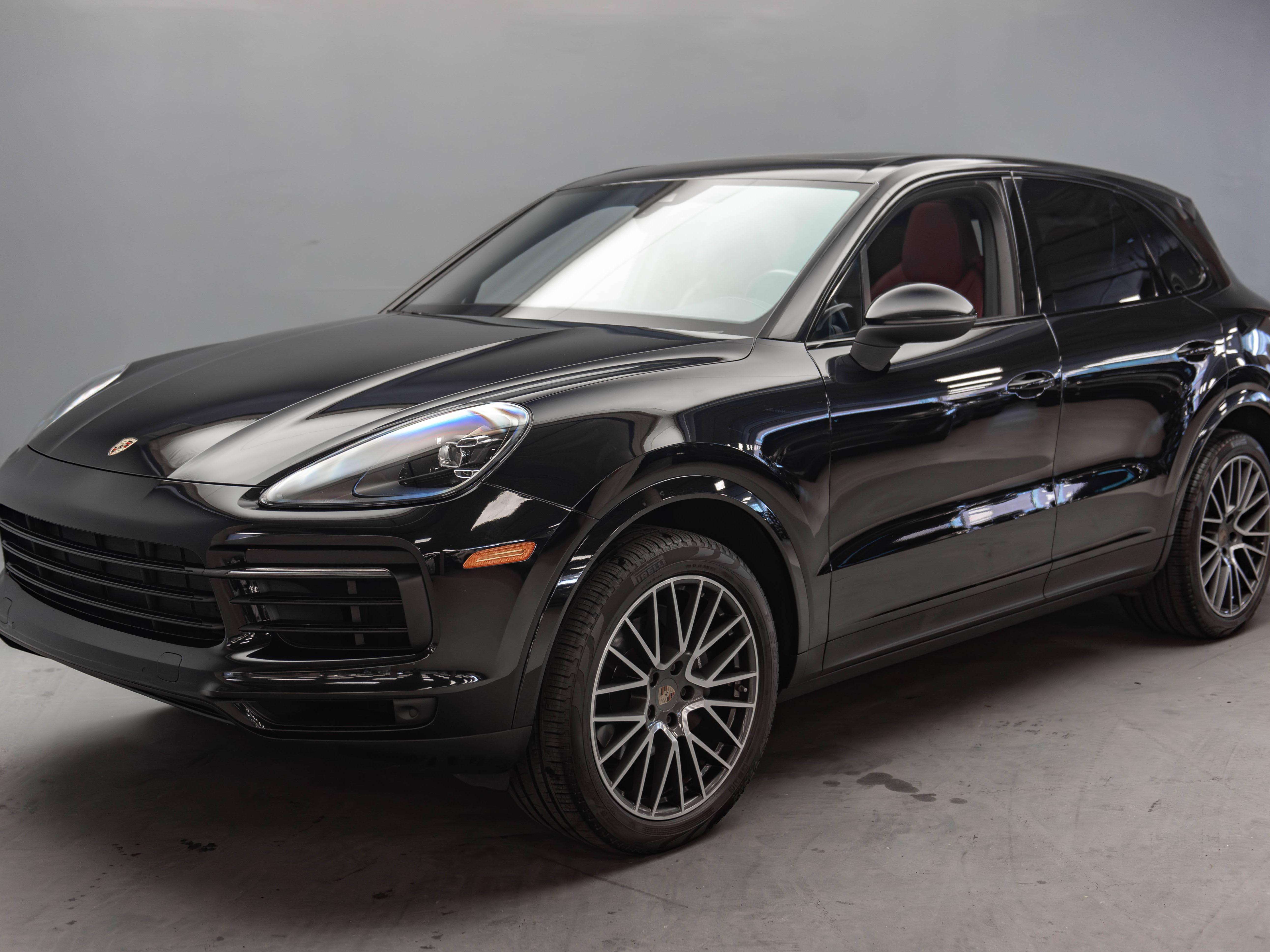 2019 Porsche Cayenne Red Interior