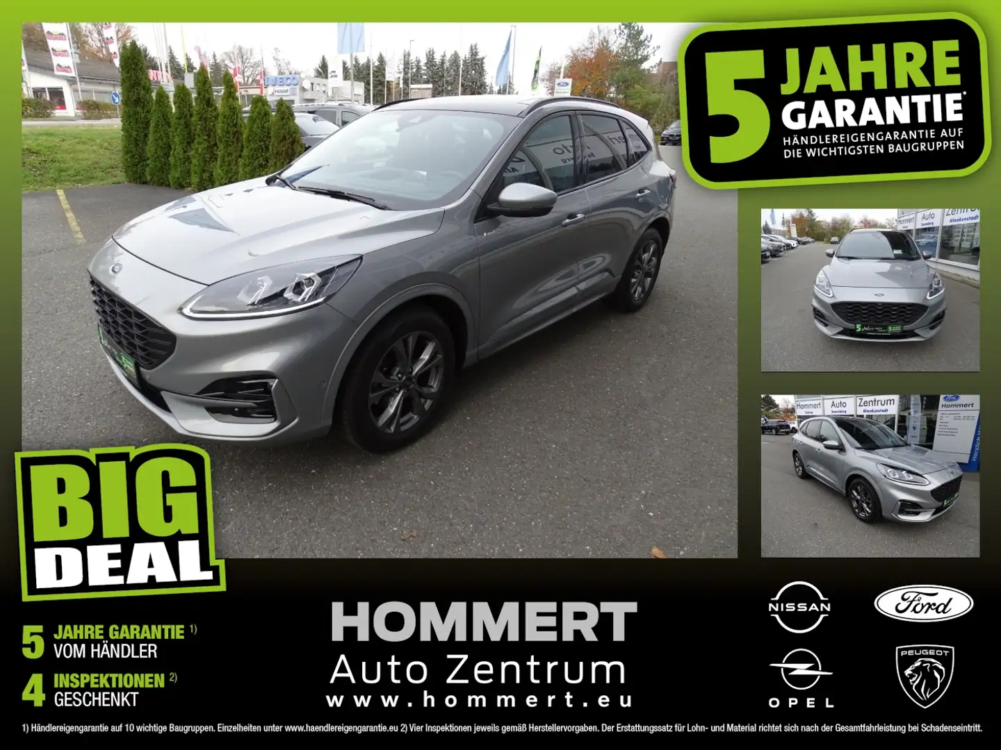 Ford Kuga 1.5 EcoBoost ST-Line X *HUD*Pano*AHK*ACC* Argent - 1