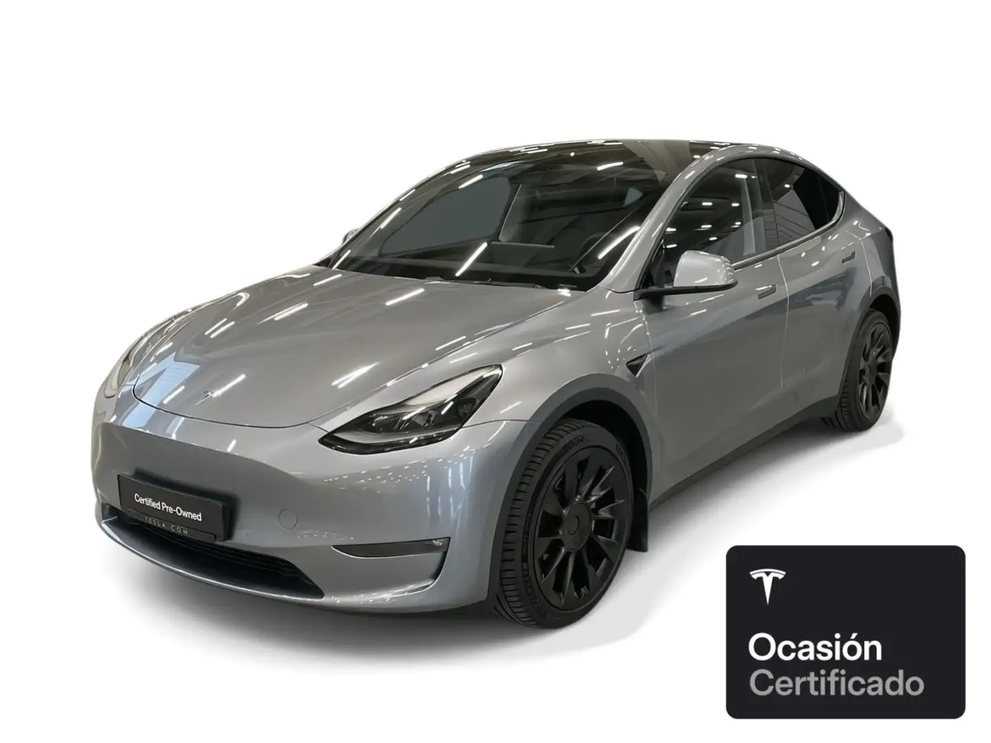 Tesla Model Y Long Range AWD Plateado - 1