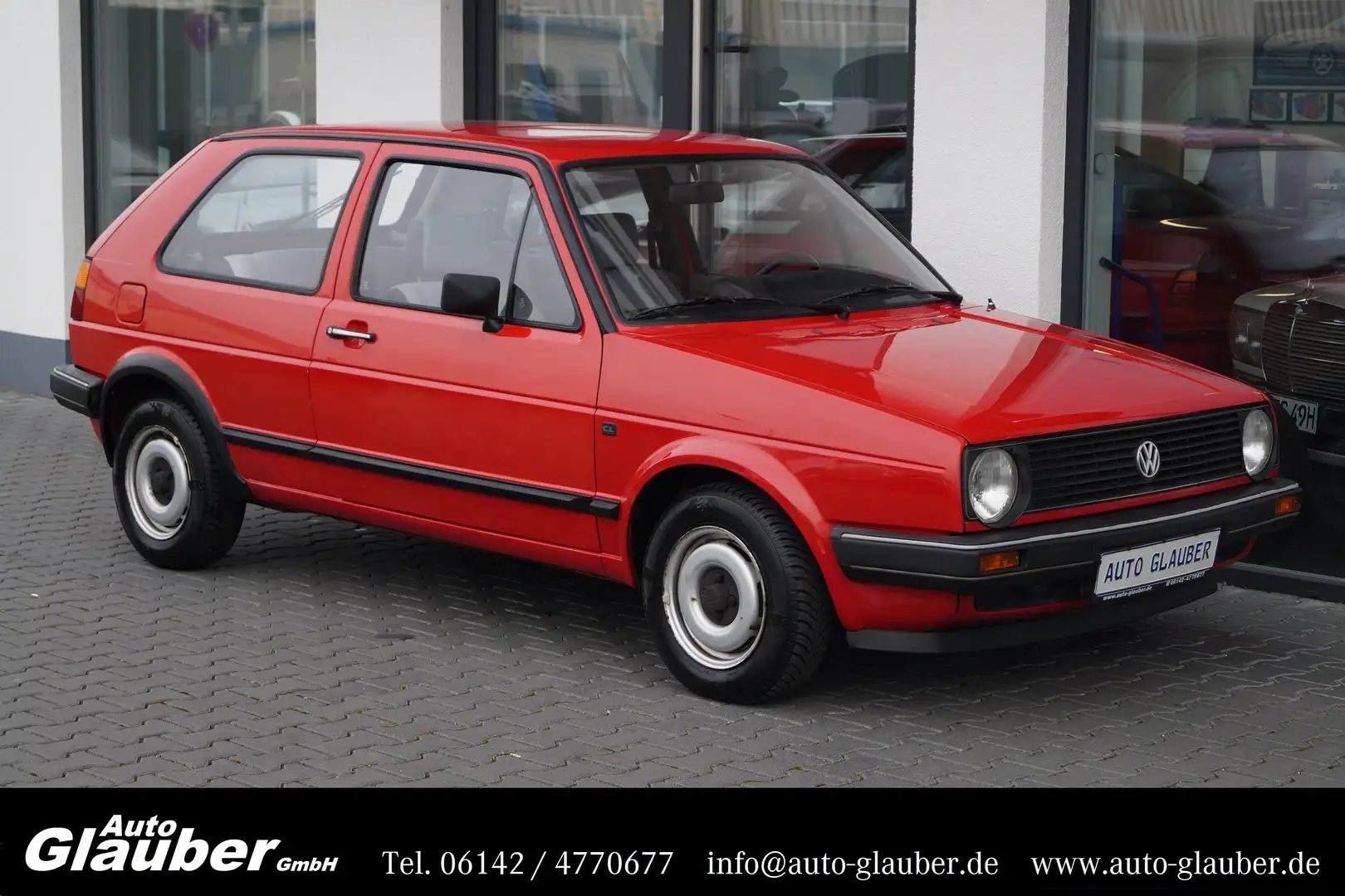 Volkswagen Golf II 1.8 CL Automatik/Schiebedach/Alcantara Red - 1