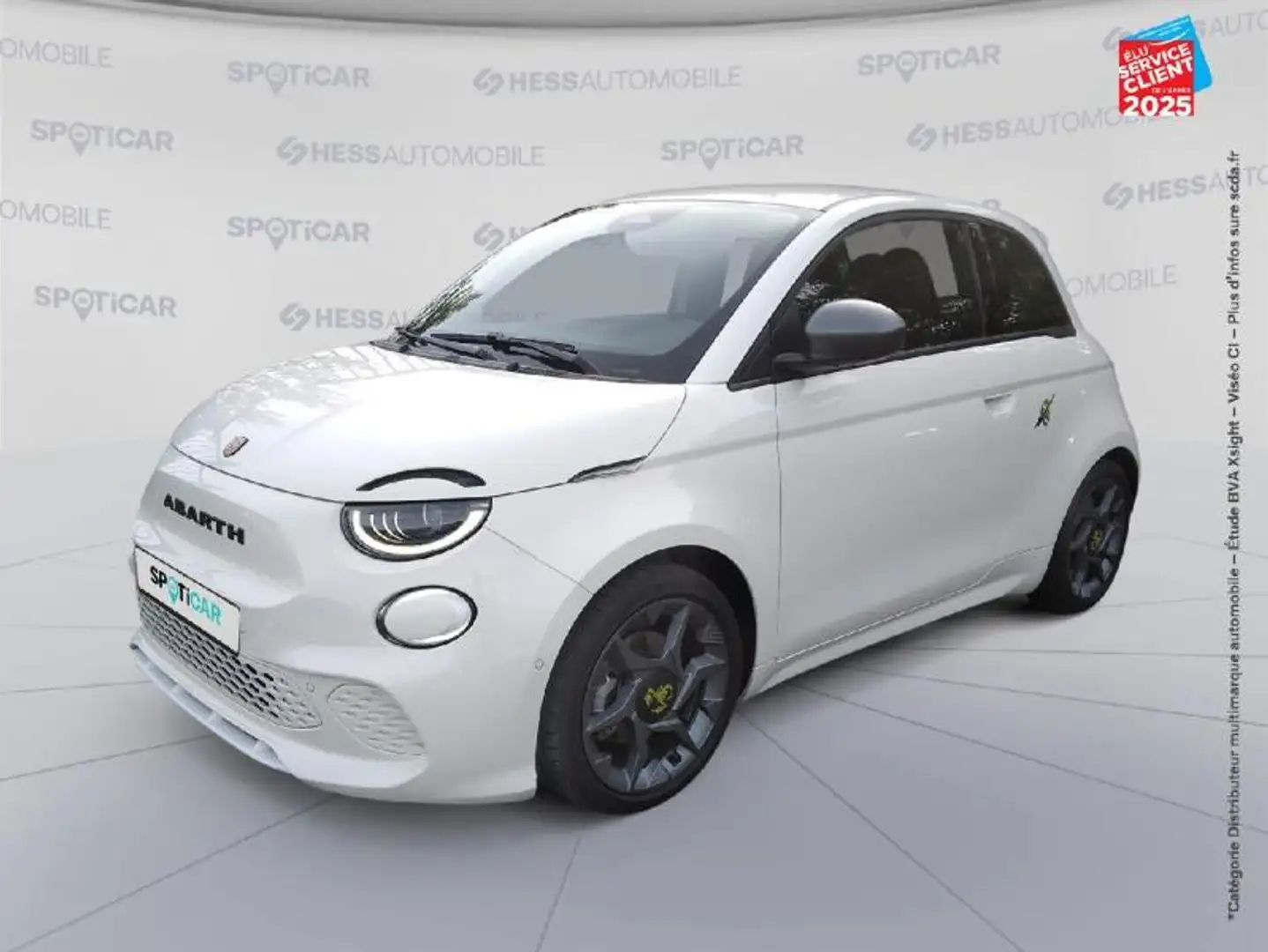 Abarth 500e e 155ch 42kWh Pack 4cv Blanc - 1