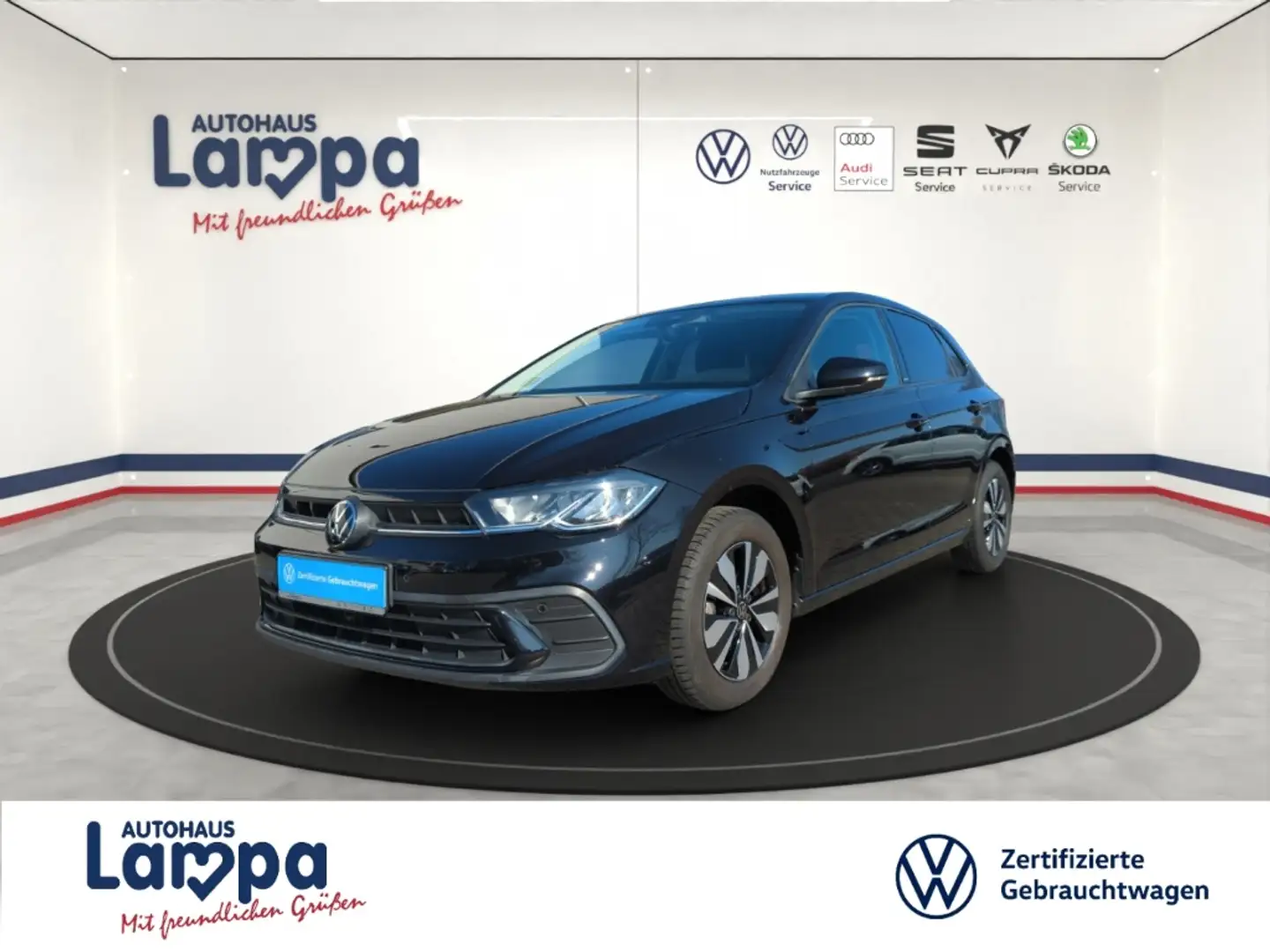 Volkswagen Polo VI Move 1.0 TSI 5-Gang NAV,PDC,SHZ,LED Schwarz - 1