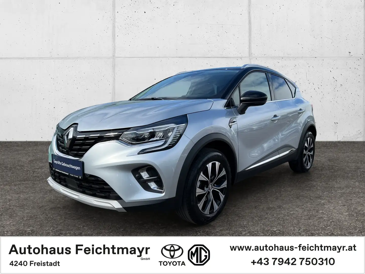 Renault Captur TCe 90 Techno 5t. Silber - 1