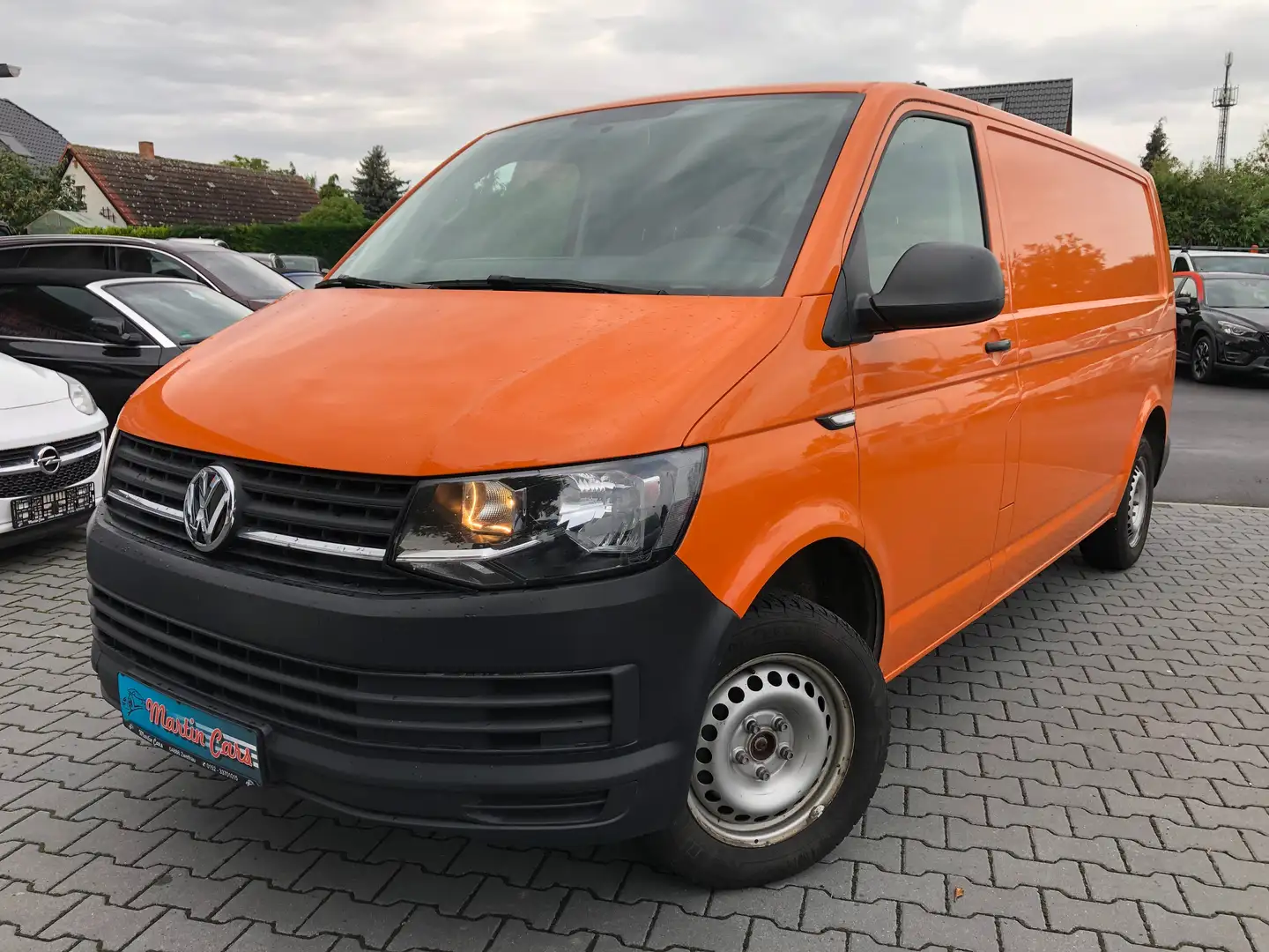 Volkswagen T6 Transporter Klima 1.Hand Scheckheft TUEV 06/2025 LKW Zulassung Pomarańczowy - 1