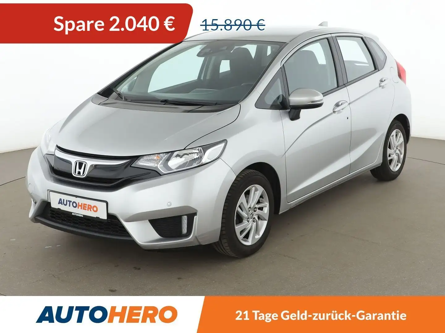 Honda Jazz 1.3 i-VTEC Comfort Aut.*NAVI*PDC*SHZ*TEMPO*KLIMA* Silber - 1