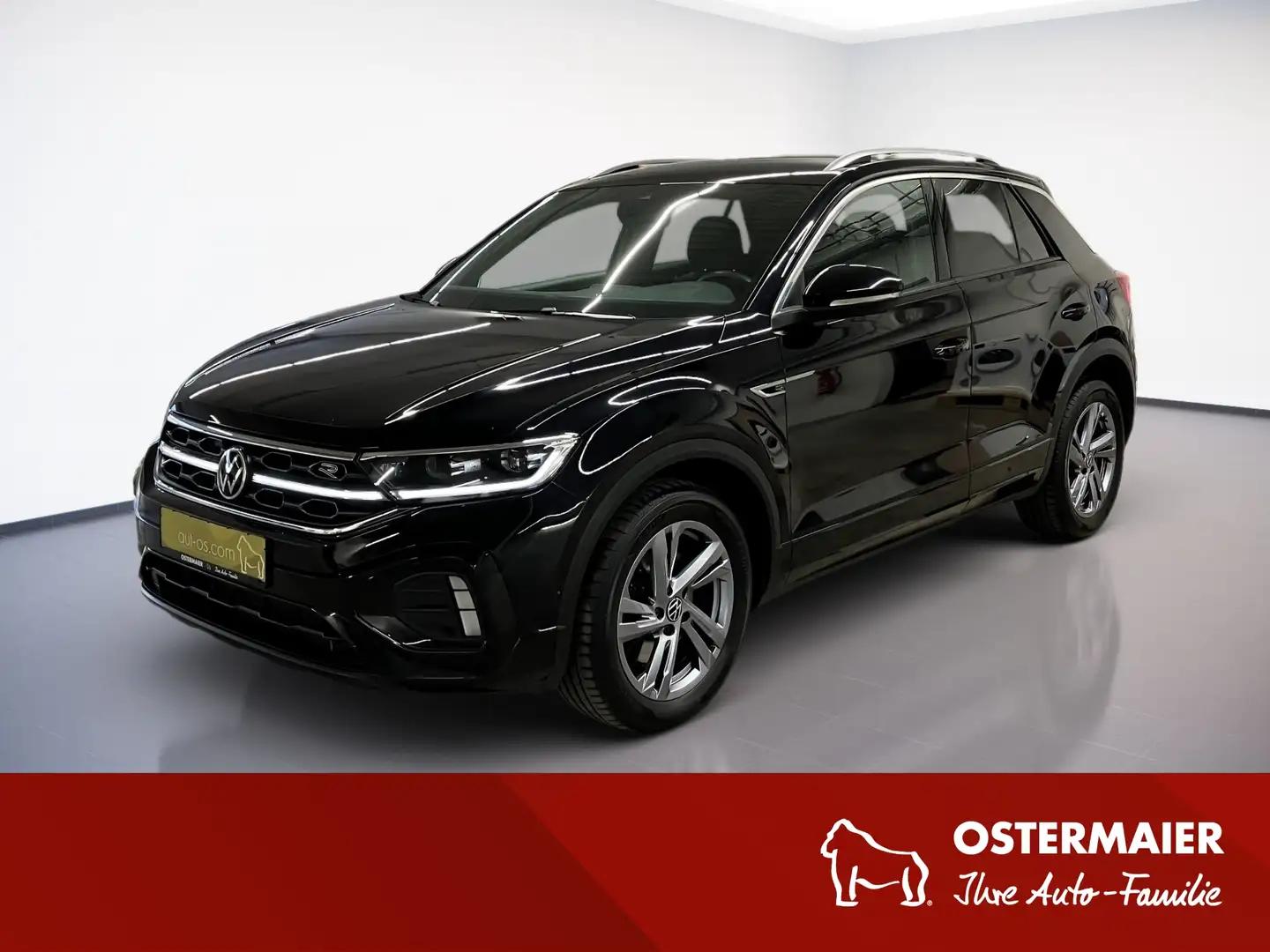 Volkswagen T-Roc R-LINE 2.0TDI 150PS.DSG.MATRIX.NAVI.CLIMA.AHK.KAME Schwarz - 1