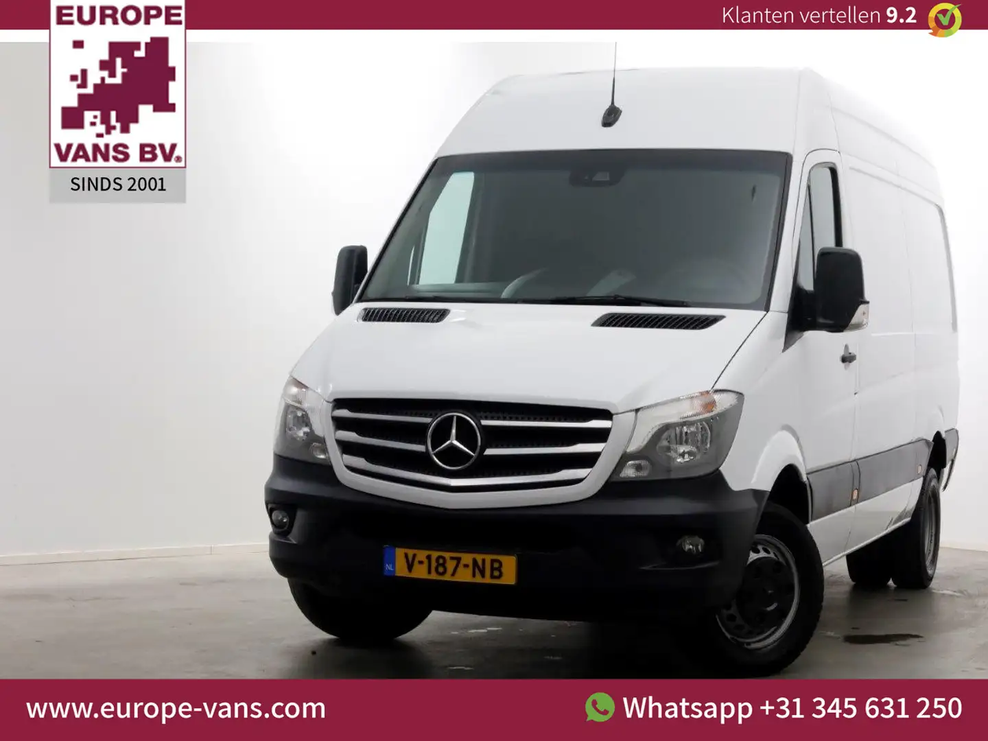 Mercedes-Benz Sprinter 519 CDI 3.0 V6 190pk L2H2 7G Automaat Trekhaak 300 Wit - 1