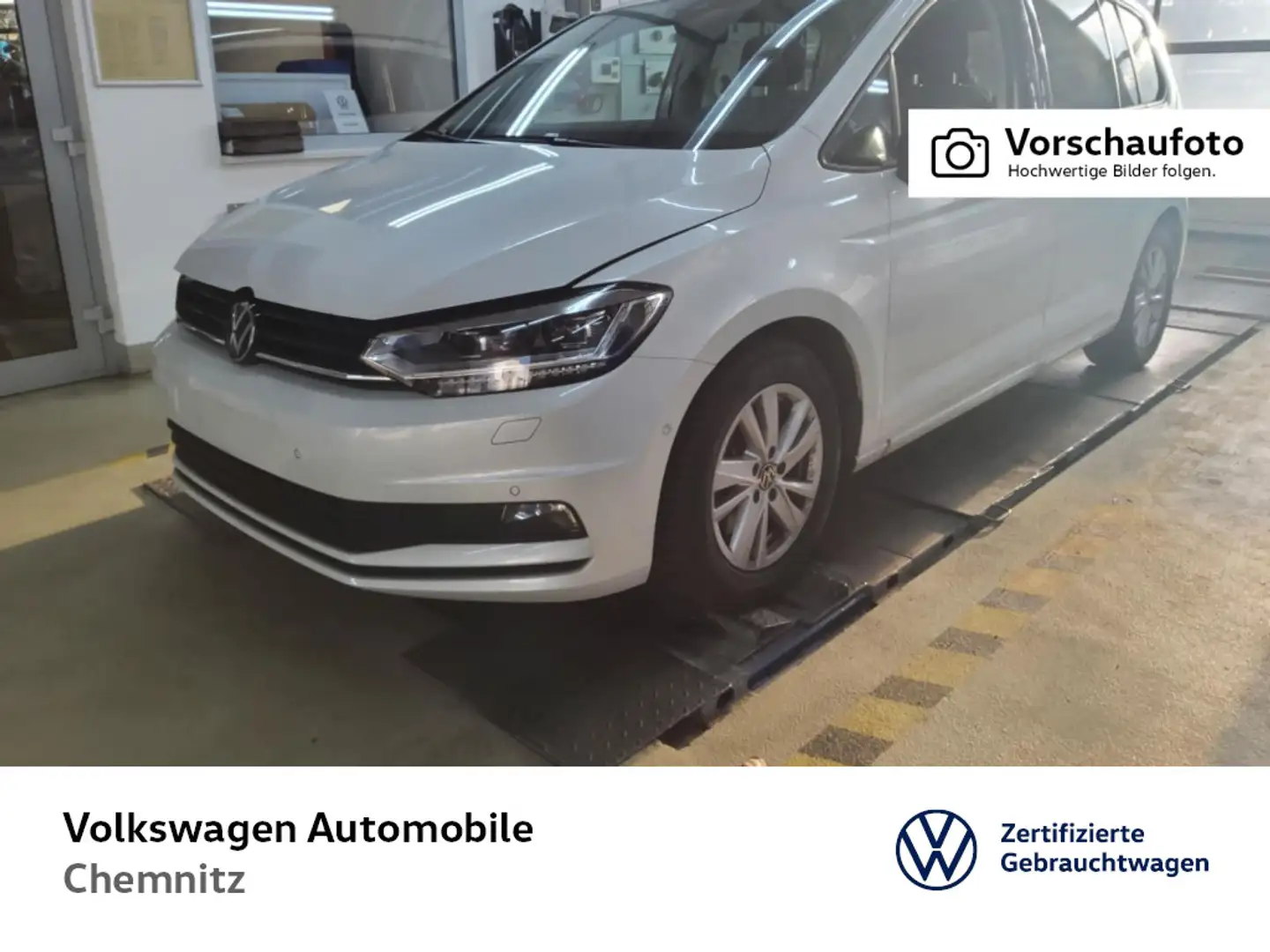 Volkswagen Touran 1.5 TSI Start-Stopp Highline*AHK*LED*SHZ* Weiß - 1