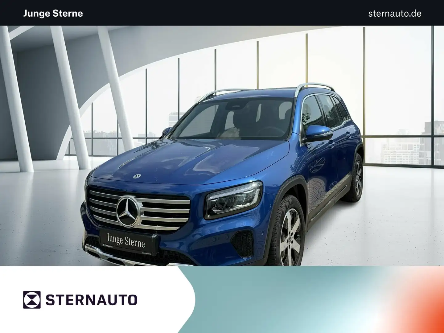Mercedes-Benz GLB 200 GLB 200 d 4M Progressive Advanced Smartphone Integ Blauw - 1