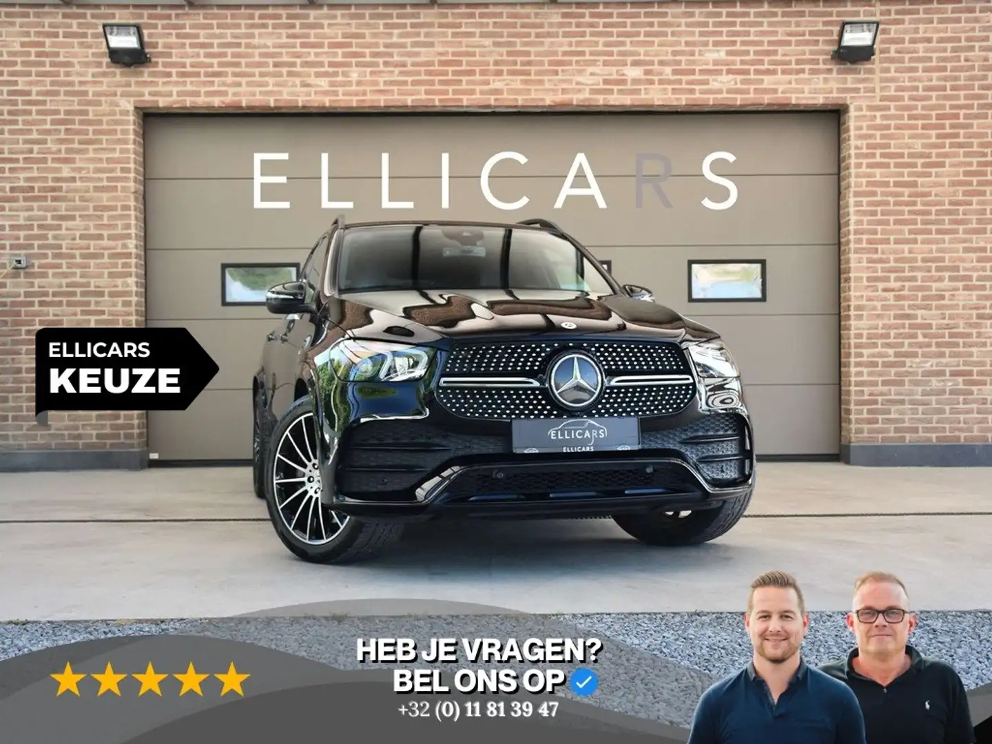 Mercedes-Benz GLE 350 PHEV 4 MATIC / AMG LINE / GPS / CAMERA / LED / DAB Noir - 1