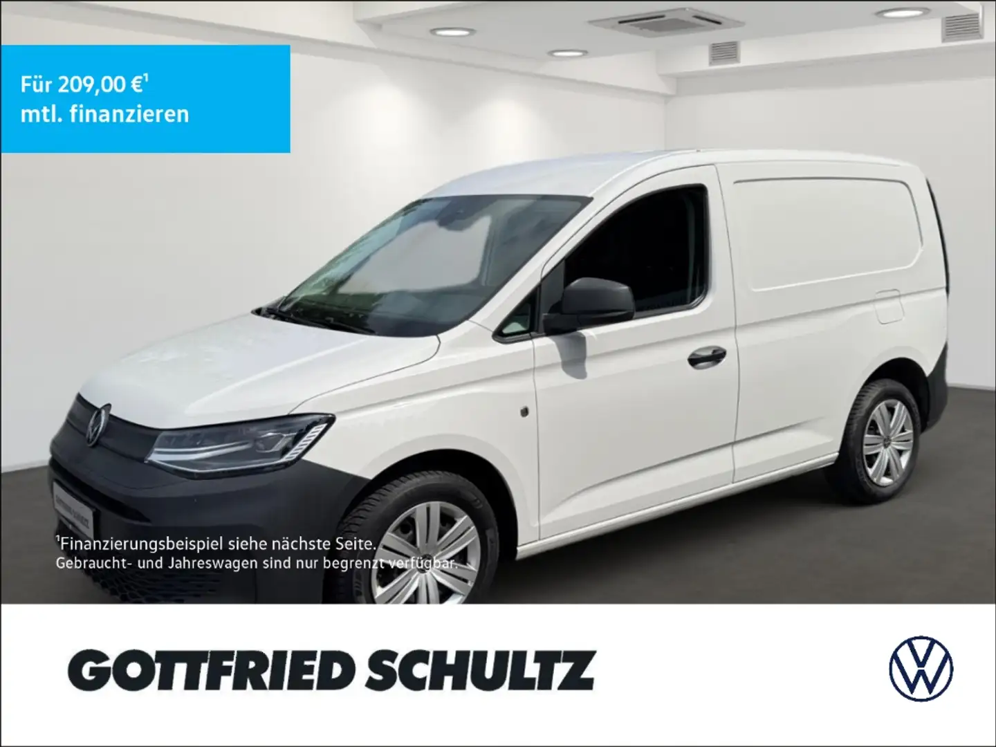 Volkswagen Caddy 2.0 TDI Cargo DSG LED NAVI KAM SHZ PDC Weiß - 1