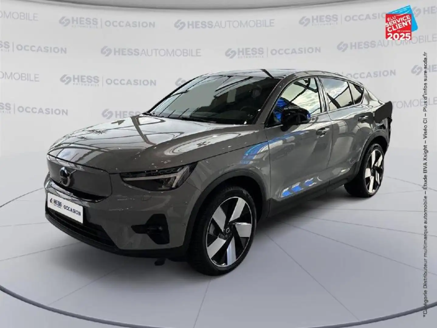 Volvo C40 Recharge Extended Range 252ch Ultimate Grijs - 1