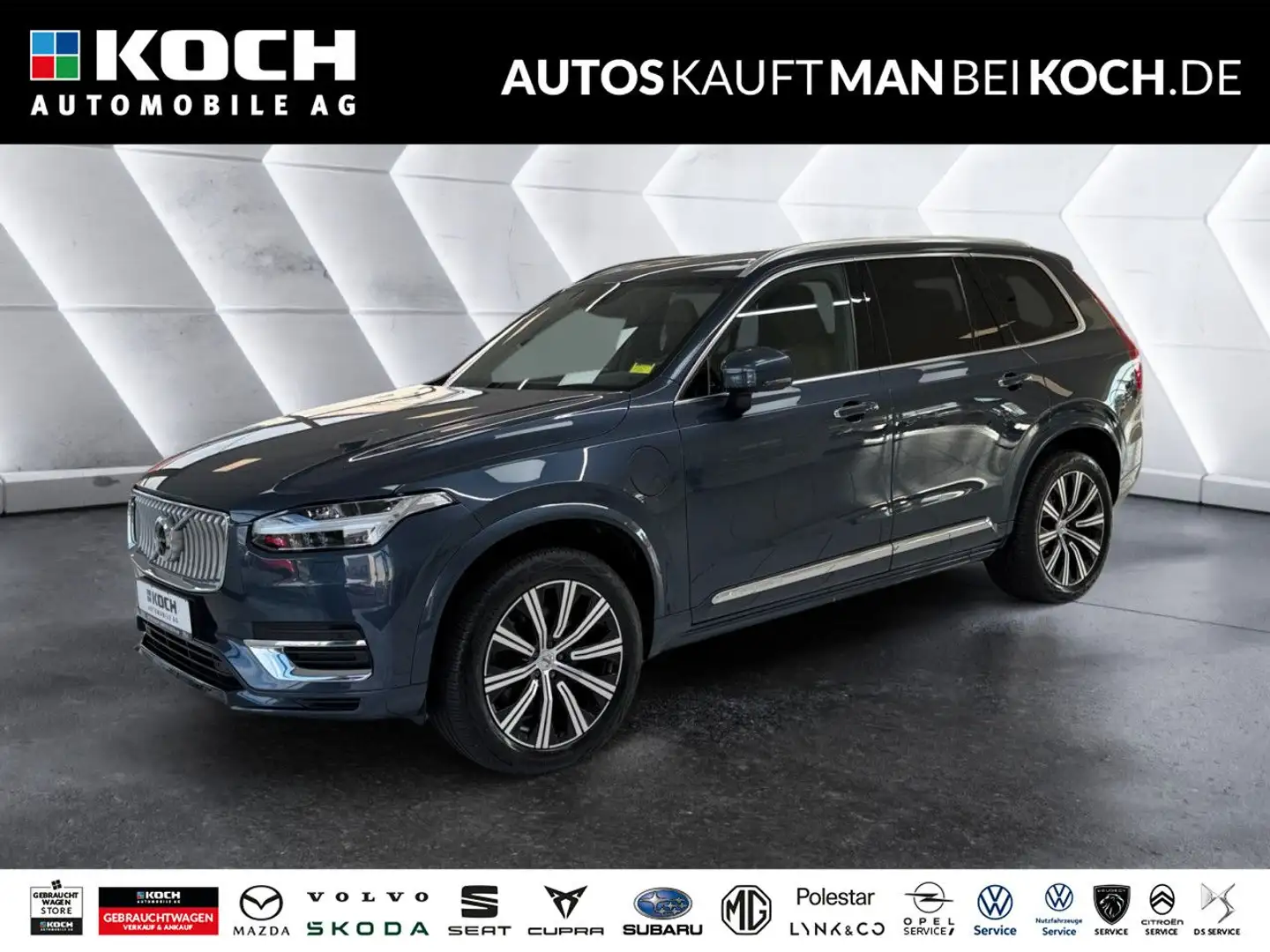 Volvo XC90 T8 AWD Inscription Plug-In BLIS StHzg 360 H/K Blauw - 1
