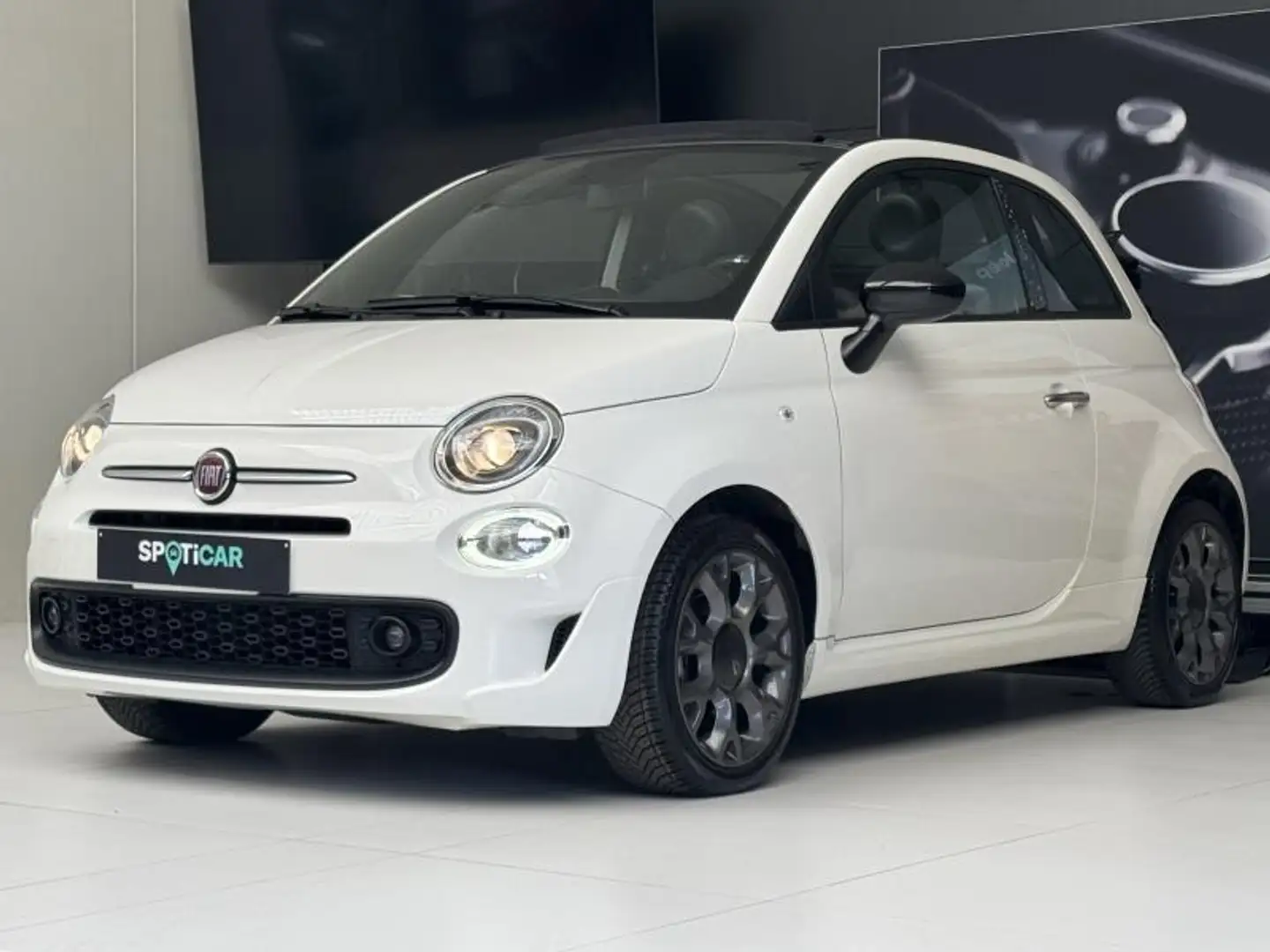 Fiat 500C Google Wit - 1
