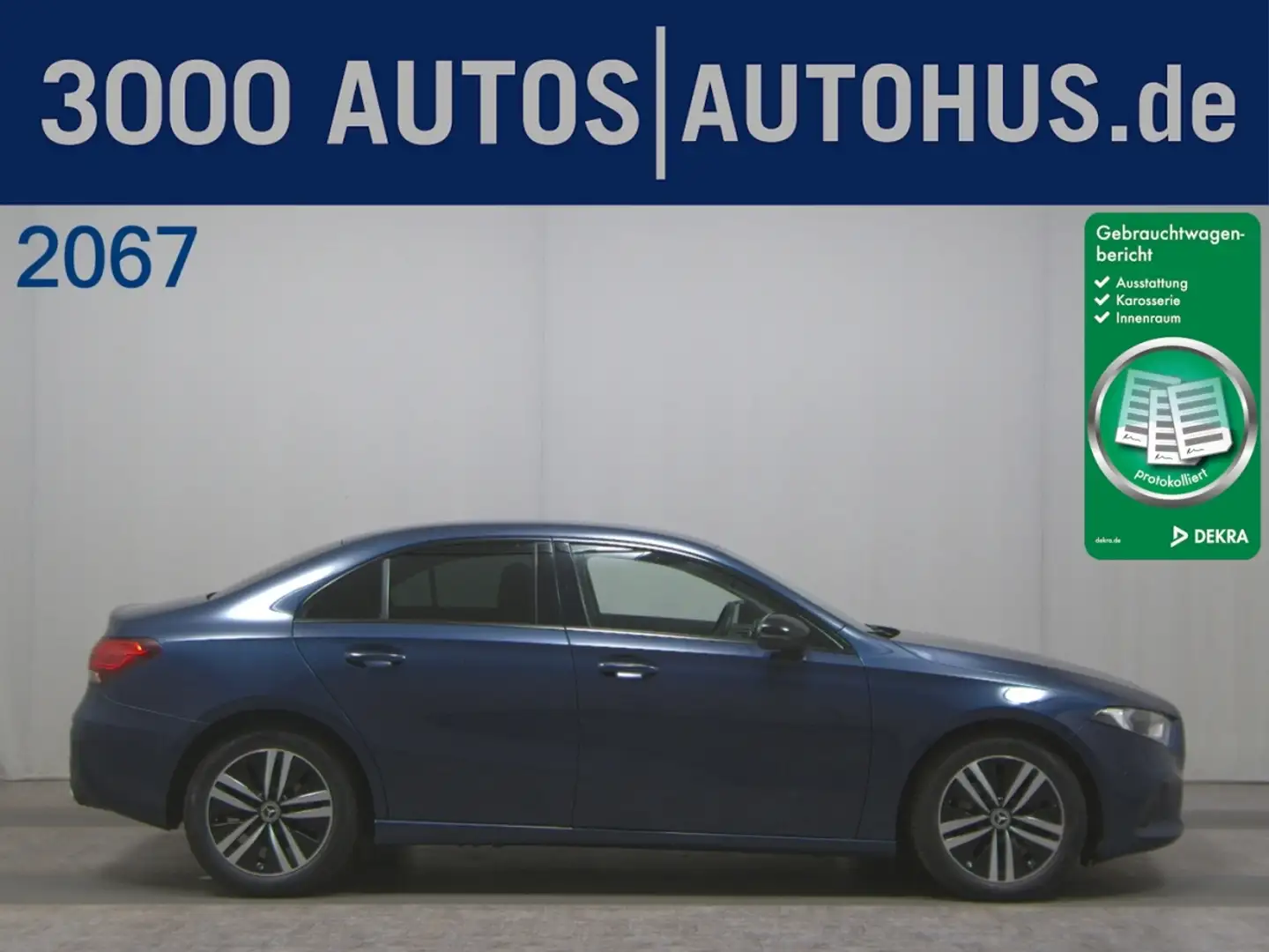 Mercedes-Benz A 180 d Progressive T-Leder Navi Burmester Blau - 1