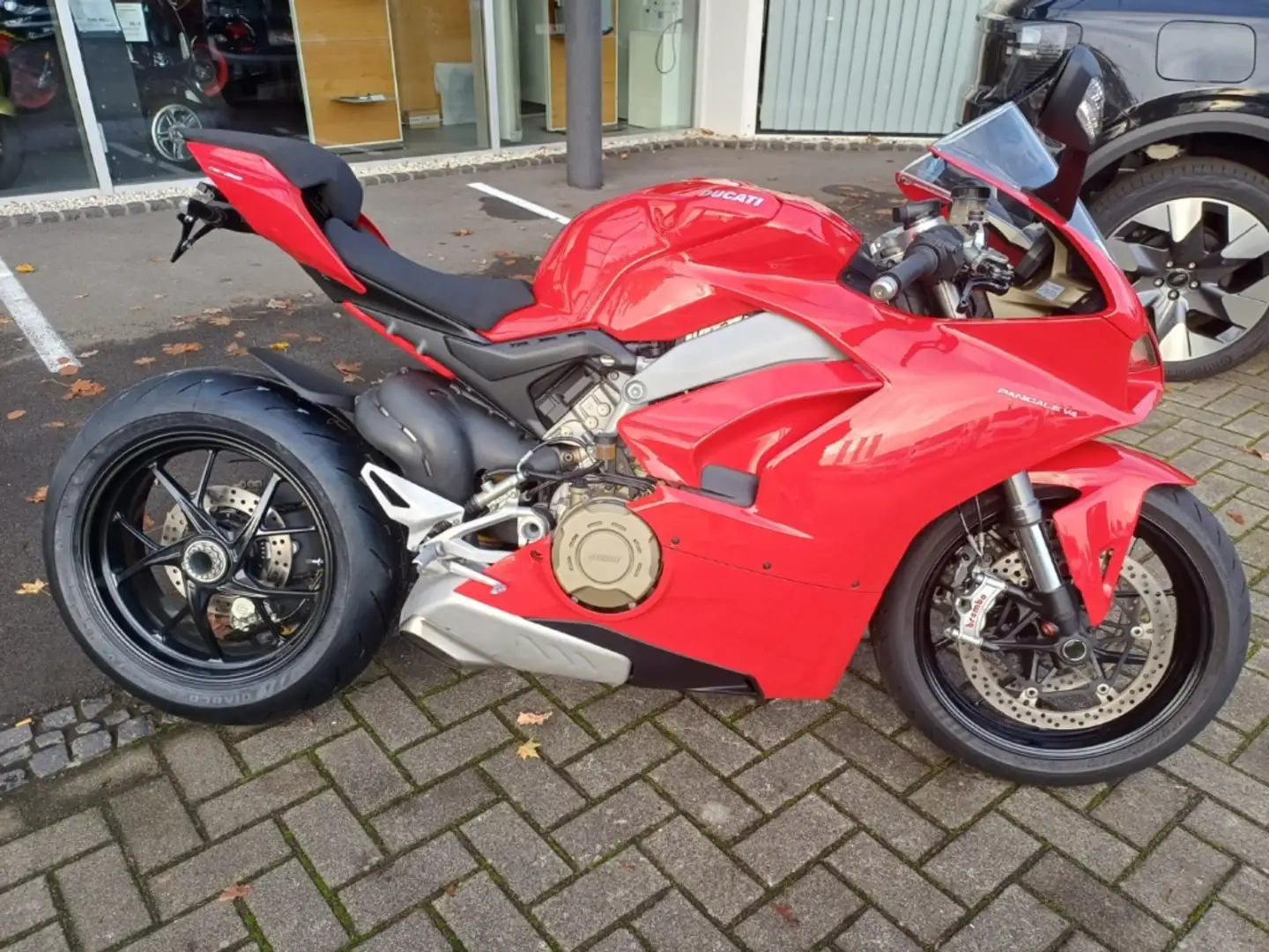 Ducati Panigale V4 *Reifen hinten neu*Kurzes Heck*Verstellbare Hebel* Rojo - 2