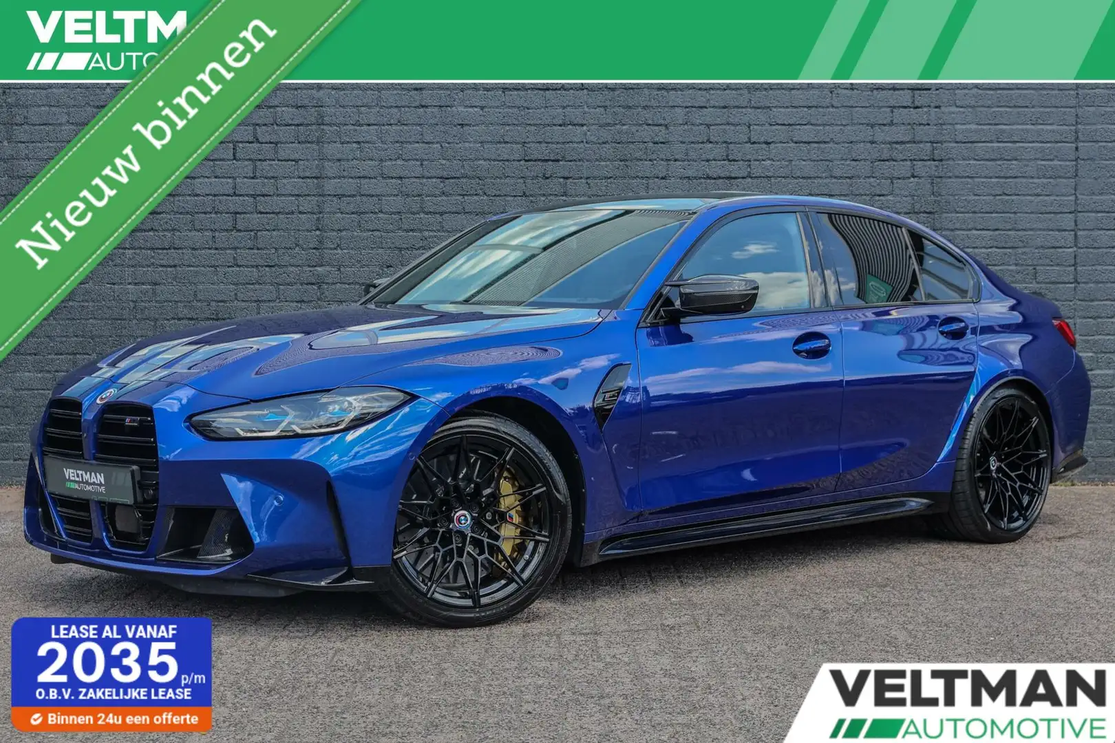 BMW M3 3-serie xDrive Competition TRACK PACK KERAMISCH CA Blauw - 1