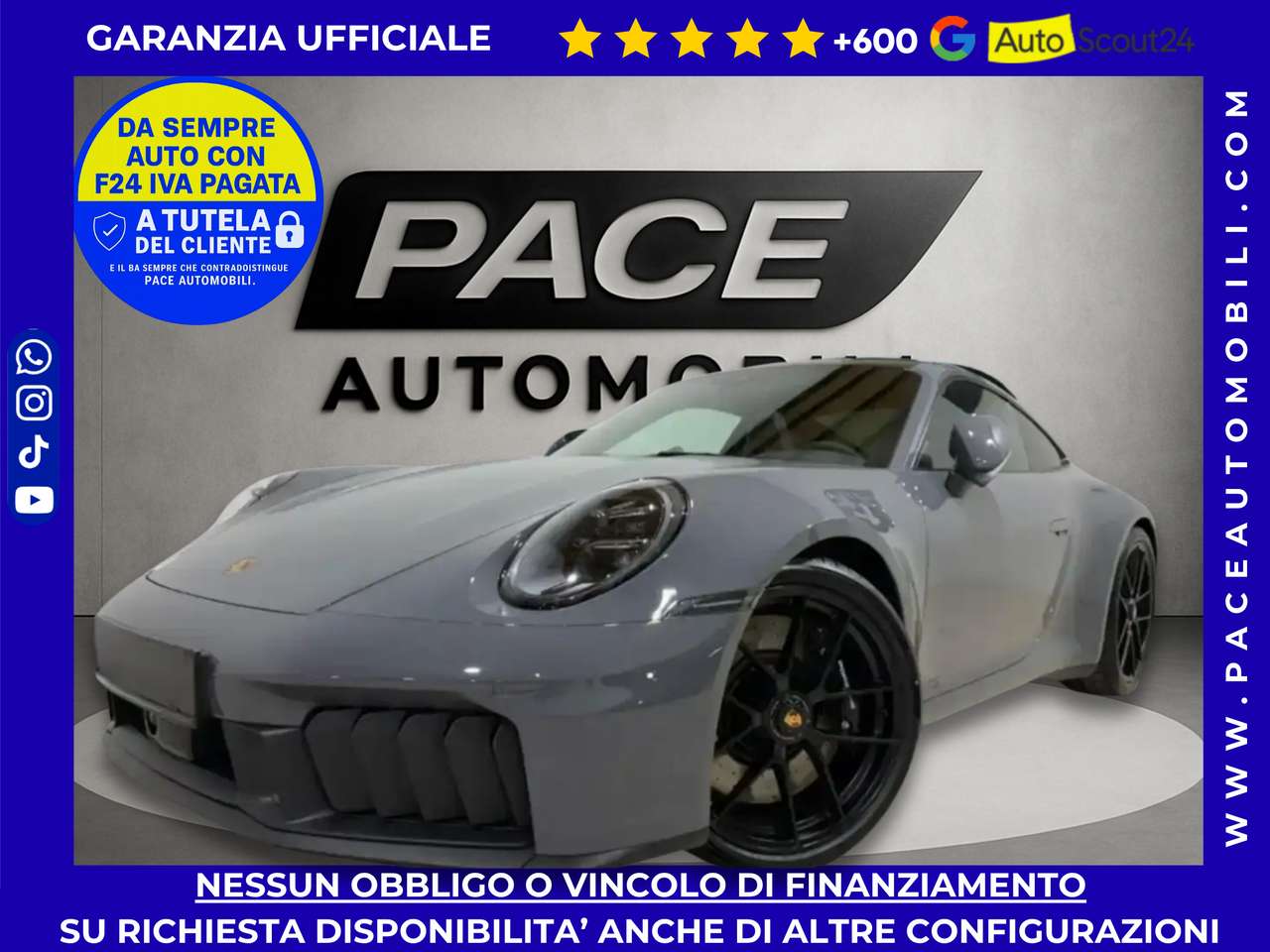 Porsche 992 911 992.2 GTS BLACK SPORT CHRONO CARBON T-HYBRID