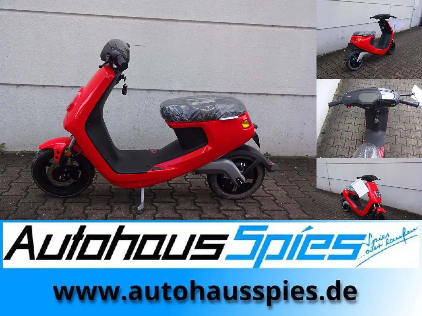 Niu MQi Pro 45km/h 1200W ( !! Hammerpreis !!) Standard Ran Rood - 1