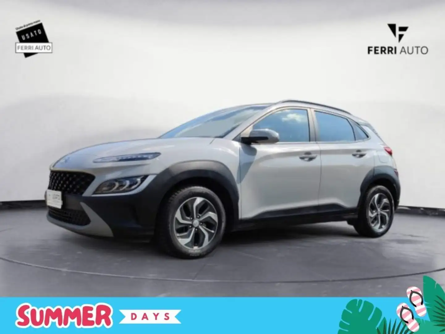 Hyundai KONA HEV 1.6 DCT XTech+ Grijs - 1