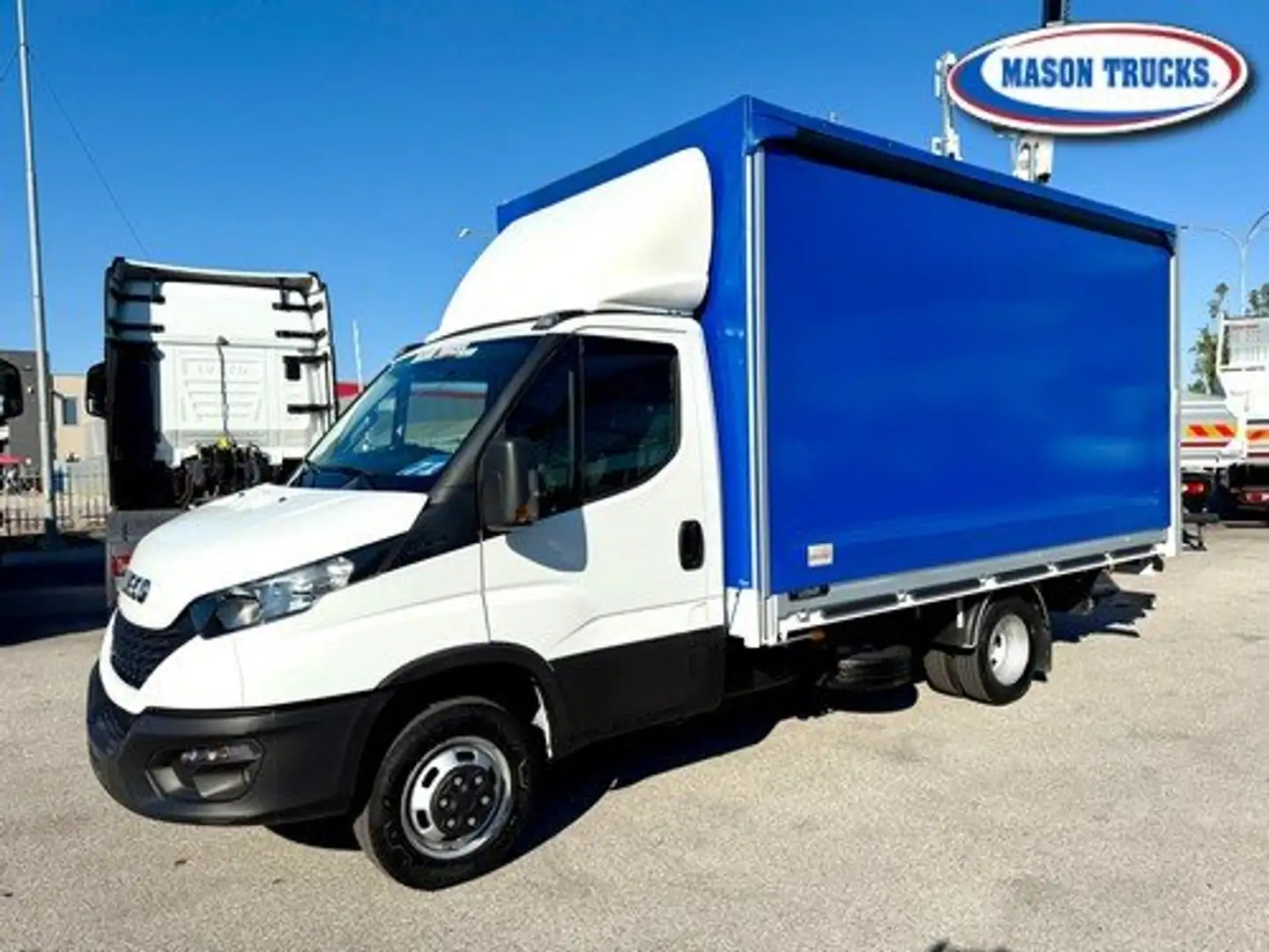 Iveco Daily 35c160 Centina + sponda idraulica Weiß - 2