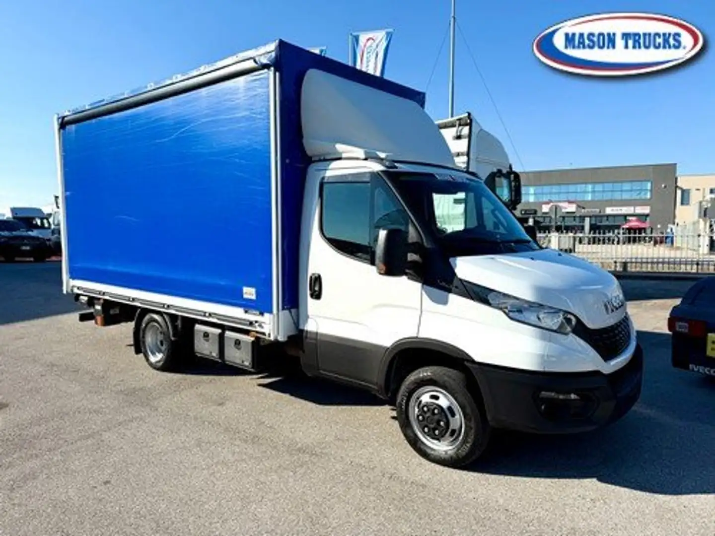 Iveco Daily 35c160 Centina + sponda idraulica Weiß - 1