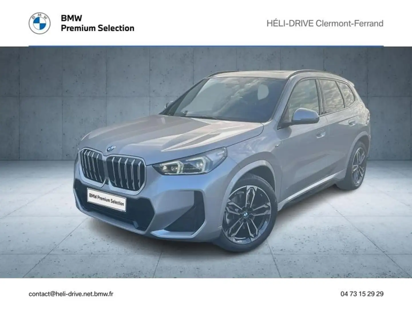 BMW X1 sDrive20i 170ch M Sport Argent - 1
