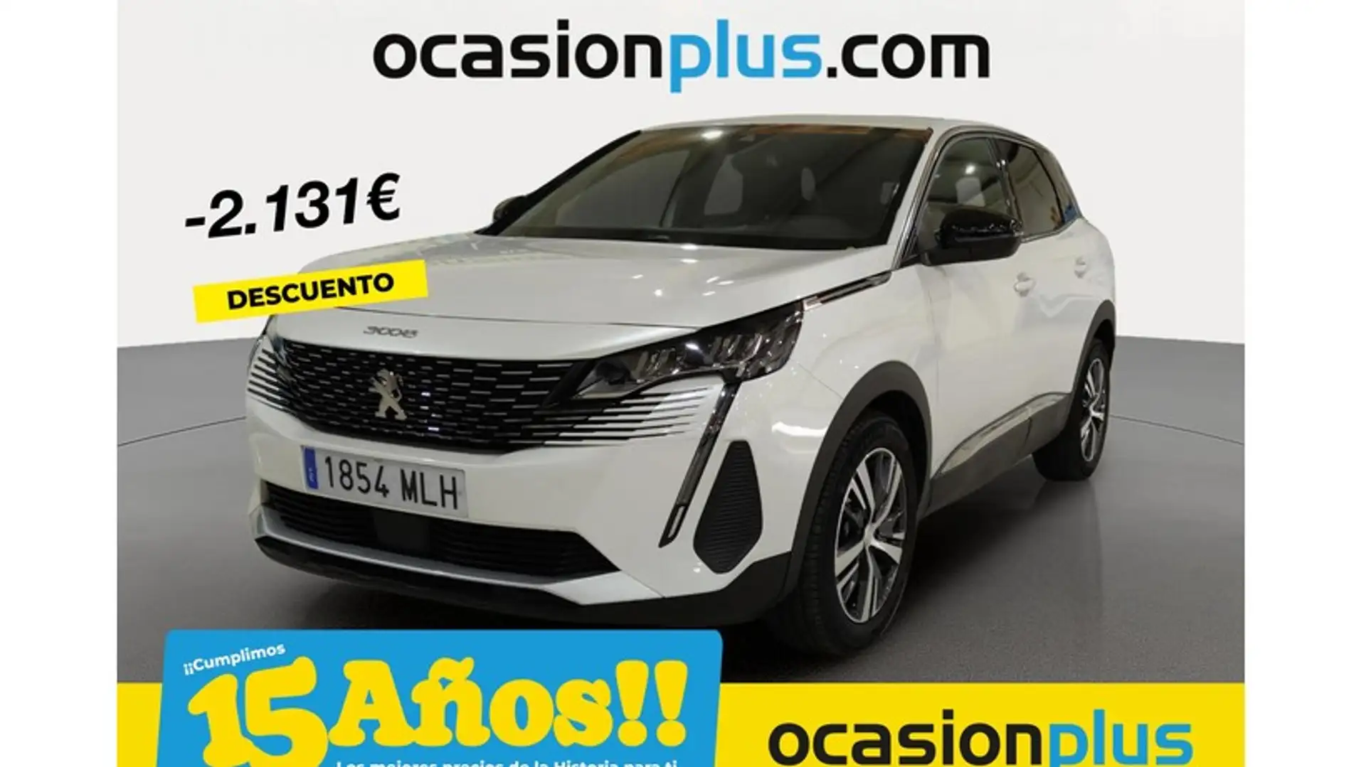 Peugeot 3008 1.6 BlueHDi Allure EAT6 120 Blanc - 1