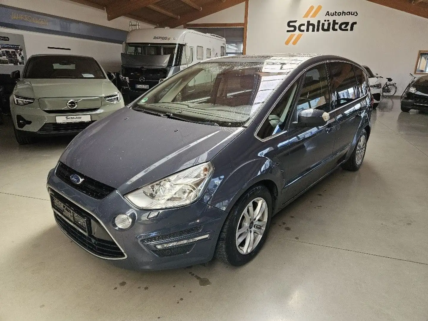 Ford S-Max 2.0 Titanium+Power Paket+Business+PANO Grau - 1