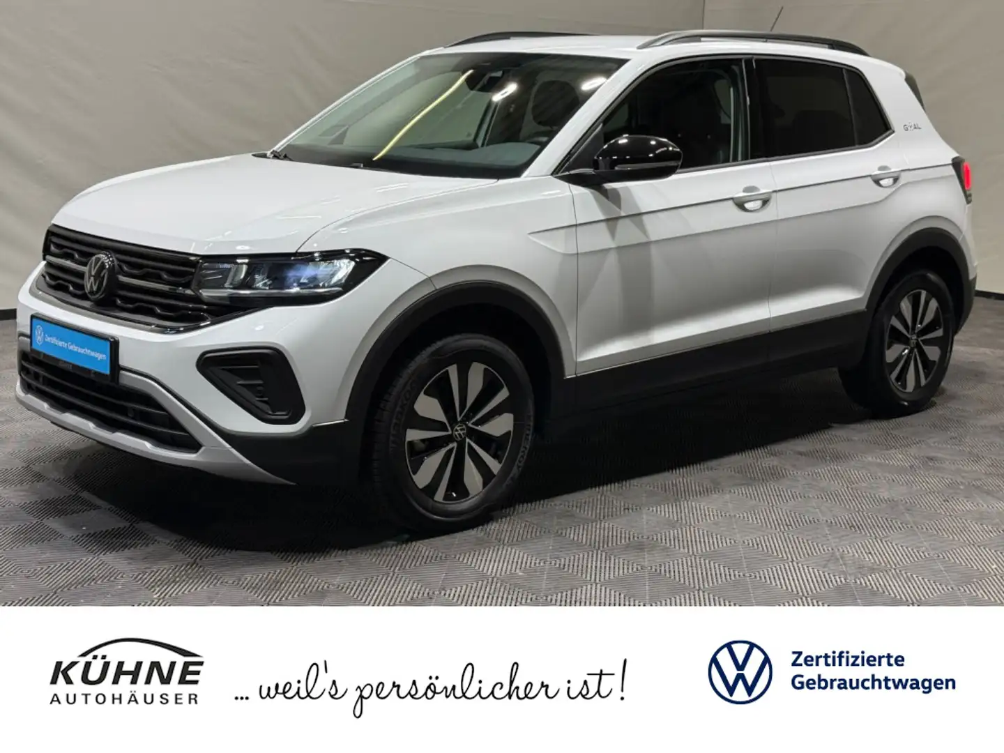 Volkswagen T-Cross Goal 1.0 TSI | LED DIGITAL AHK ACC SHZ Blanc - 1