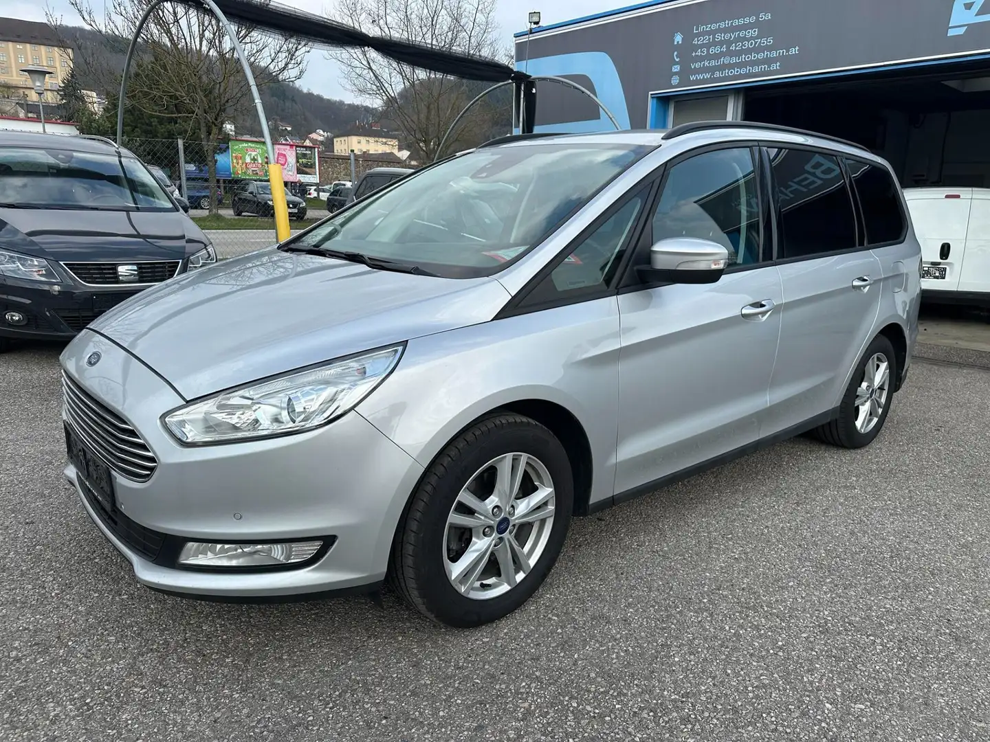Ford Galaxy 2,0 EcoBlue Business 7-Sitzer-Navi-Carplay Silber - 1