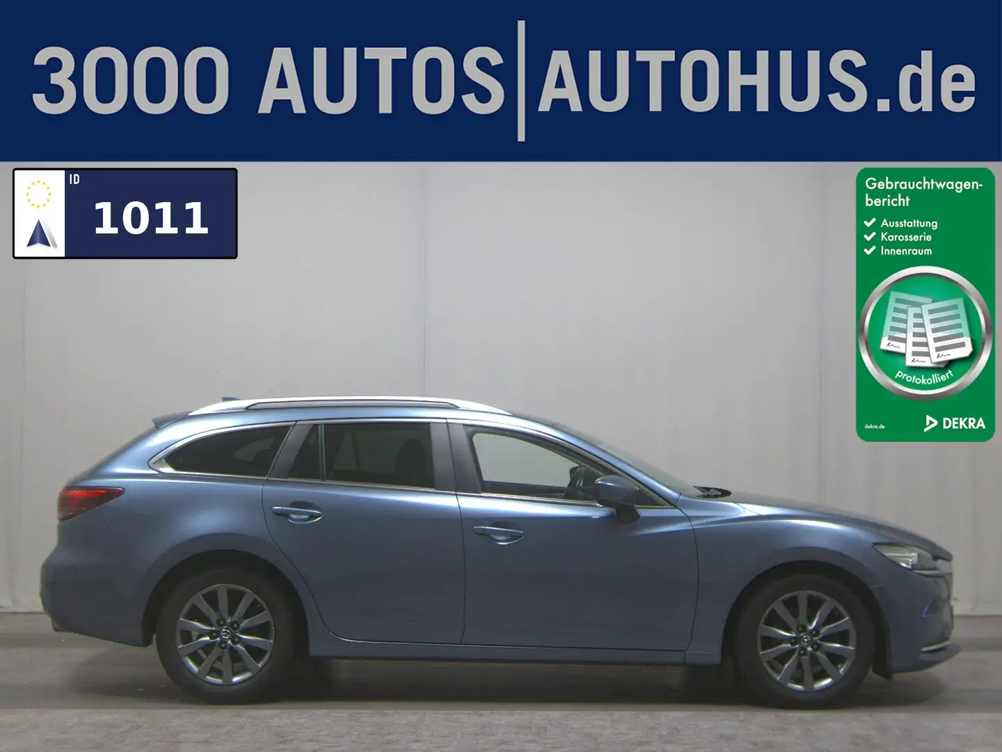 Mazda 6 Kombi 2.0 SKYACTIV-G Navi LED RfK HuD PDC 30° Blau - 1