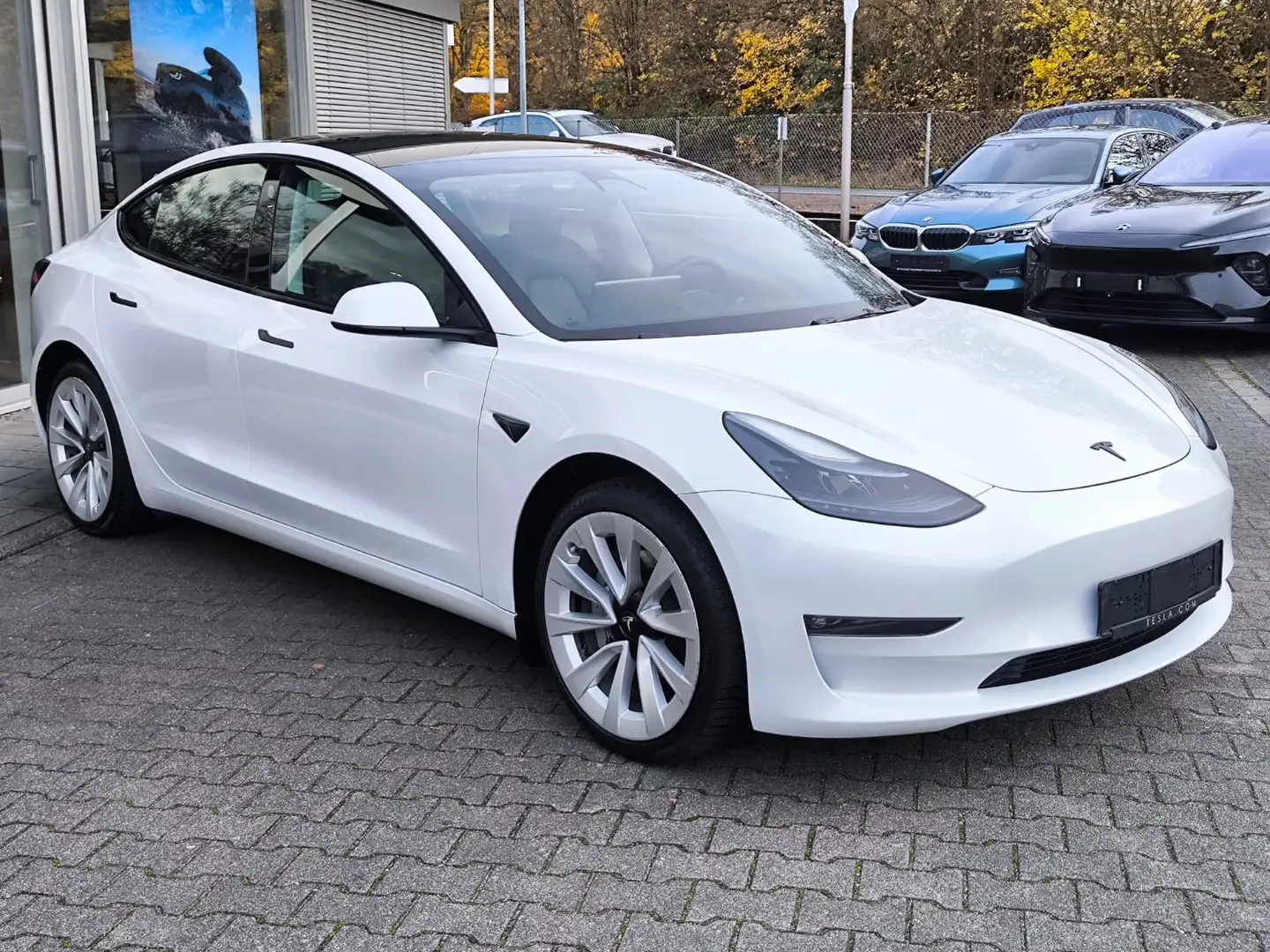 Tesla Model 3 Long Range Dual AWD PANO+STDHZ+LED+ACC+ Weiß - 2