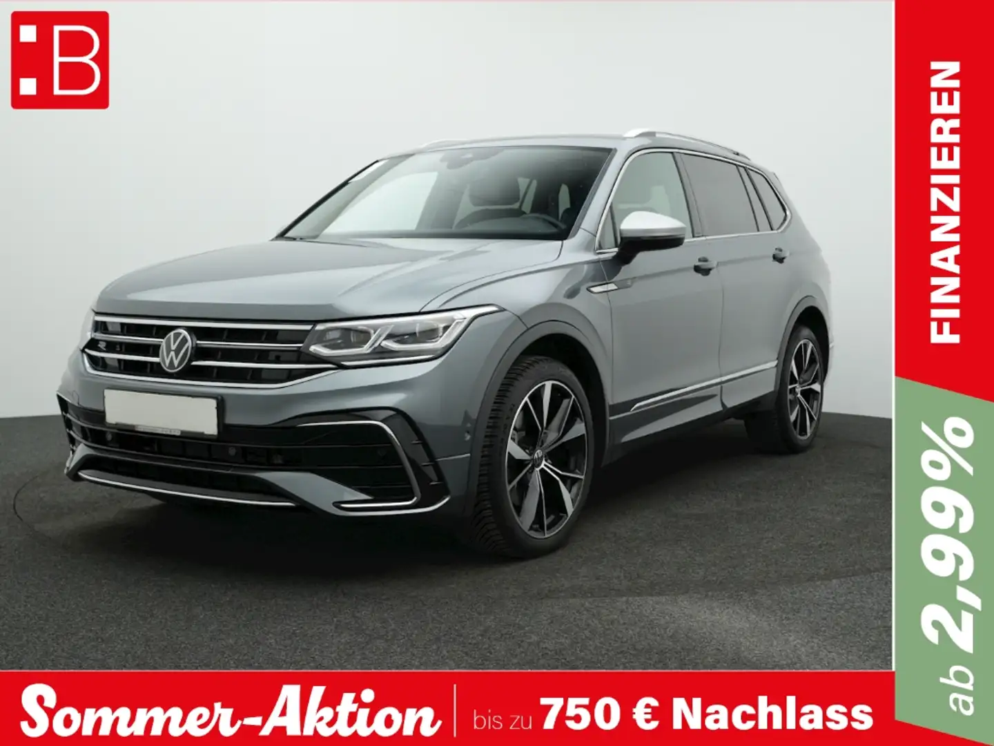 Volkswagen Tiguan Allspace 2.0 TSI DSG 4Mo. R-Line 7-S. PANO 20 MISANO KAMERA Grau - 1