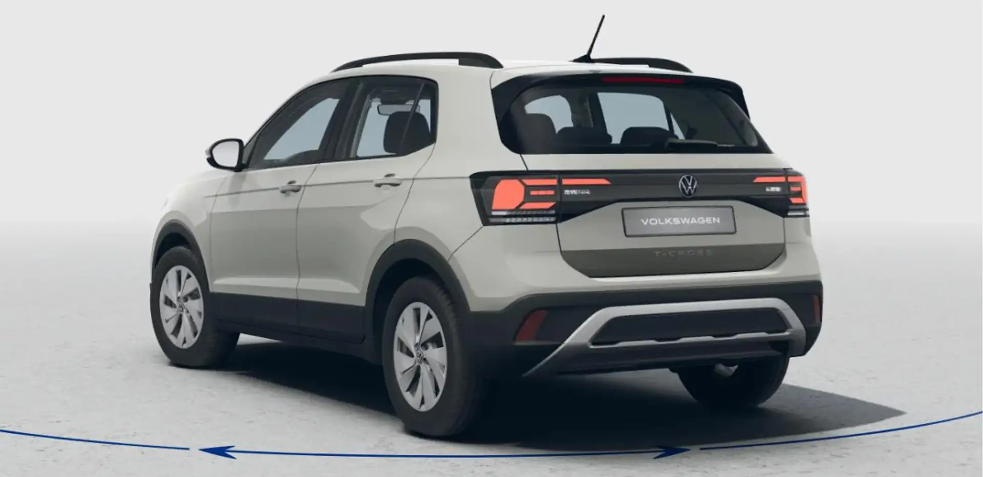 Volkswagen T-Cross Life 1,0 l TSI (95 PS) 5-Gang ⚡️Vorlauf November⚡️ Grau - 2