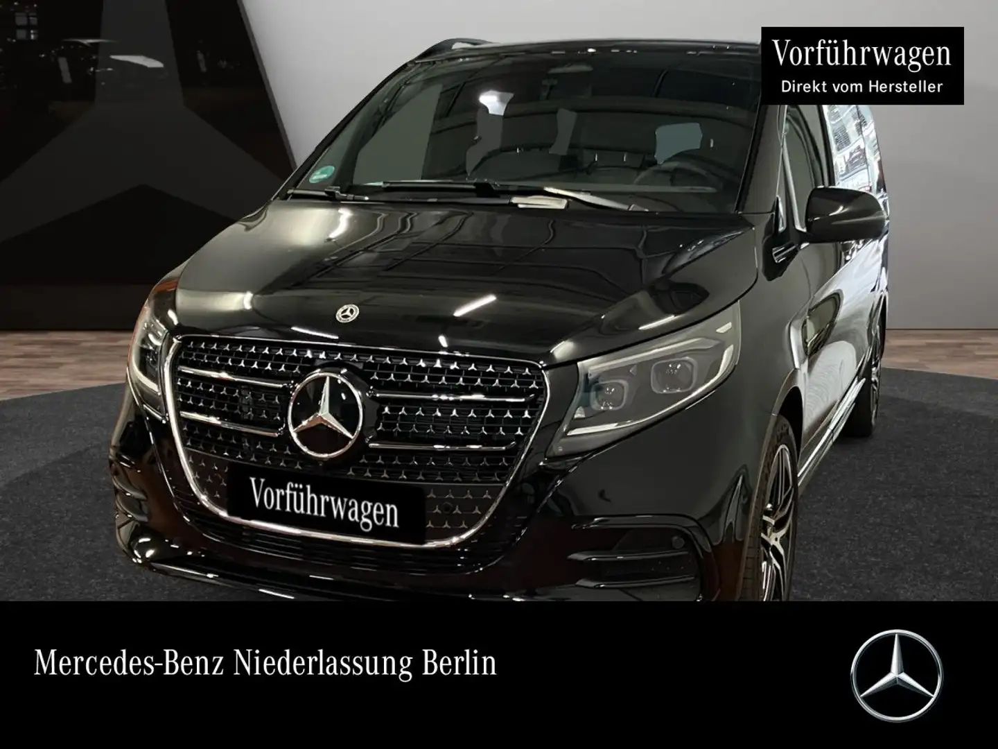 Mercedes-Benz V 300 d 4M AVANTGARDE+Allrad+AMG+SchiebDa+9G+AHK Schwarz - 1