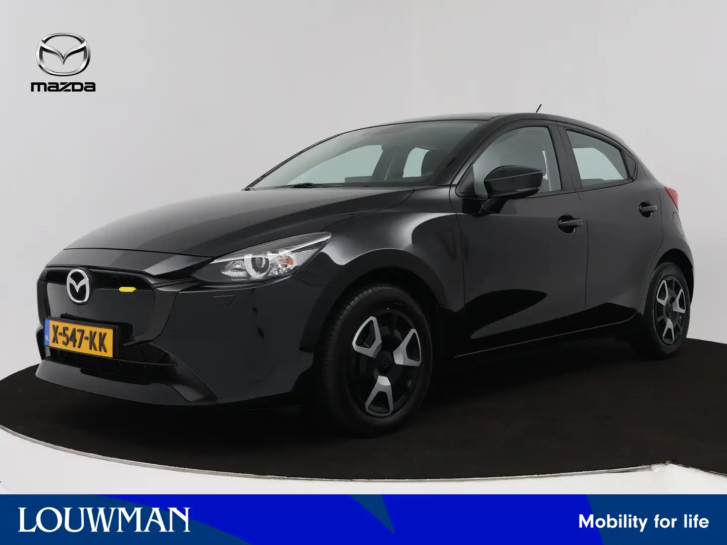 Mazda 2 1.5 SkyActiv-G 90 Centre-Line automaat | Carplay | Schwarz - 1