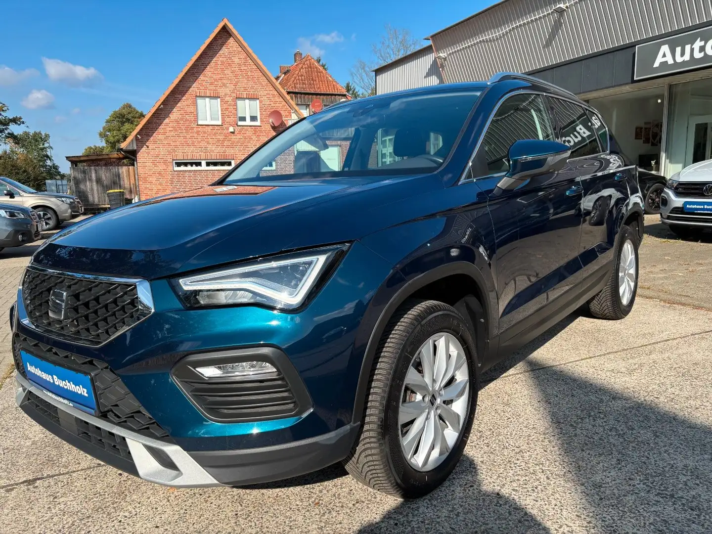 SEAT Ateca Style 2.0 TDI DSG*P-Dach*AHK*ACC Blau - 1