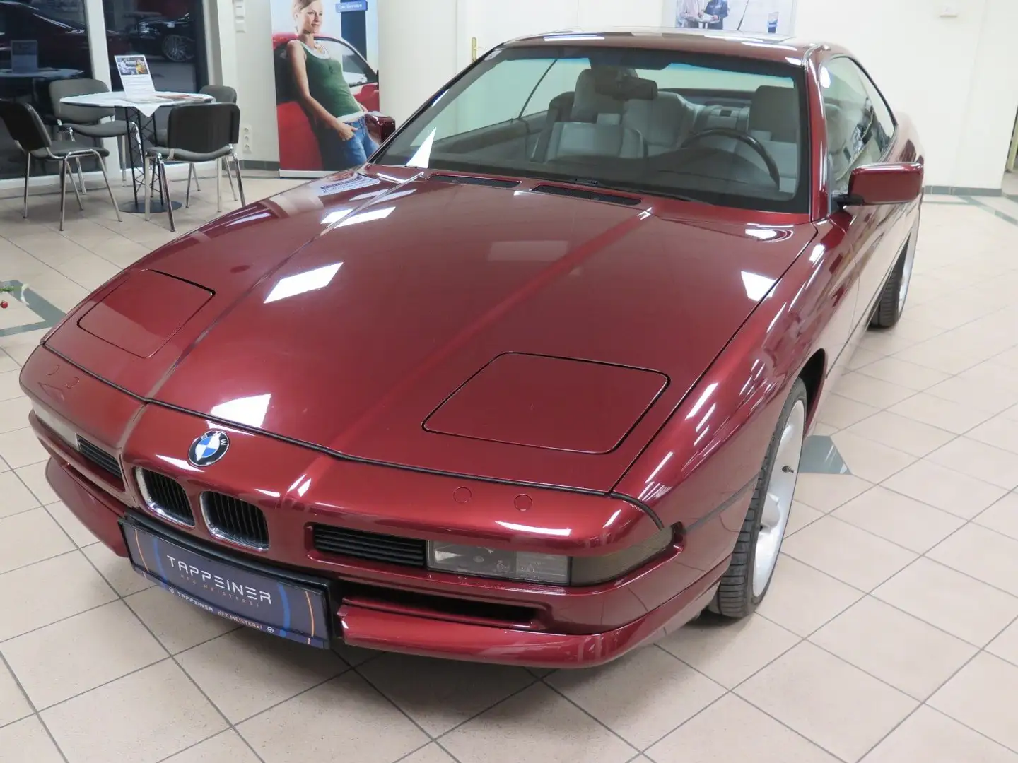 BMW 850 850i E31 V12 aus zweiter Hand Rot - 1