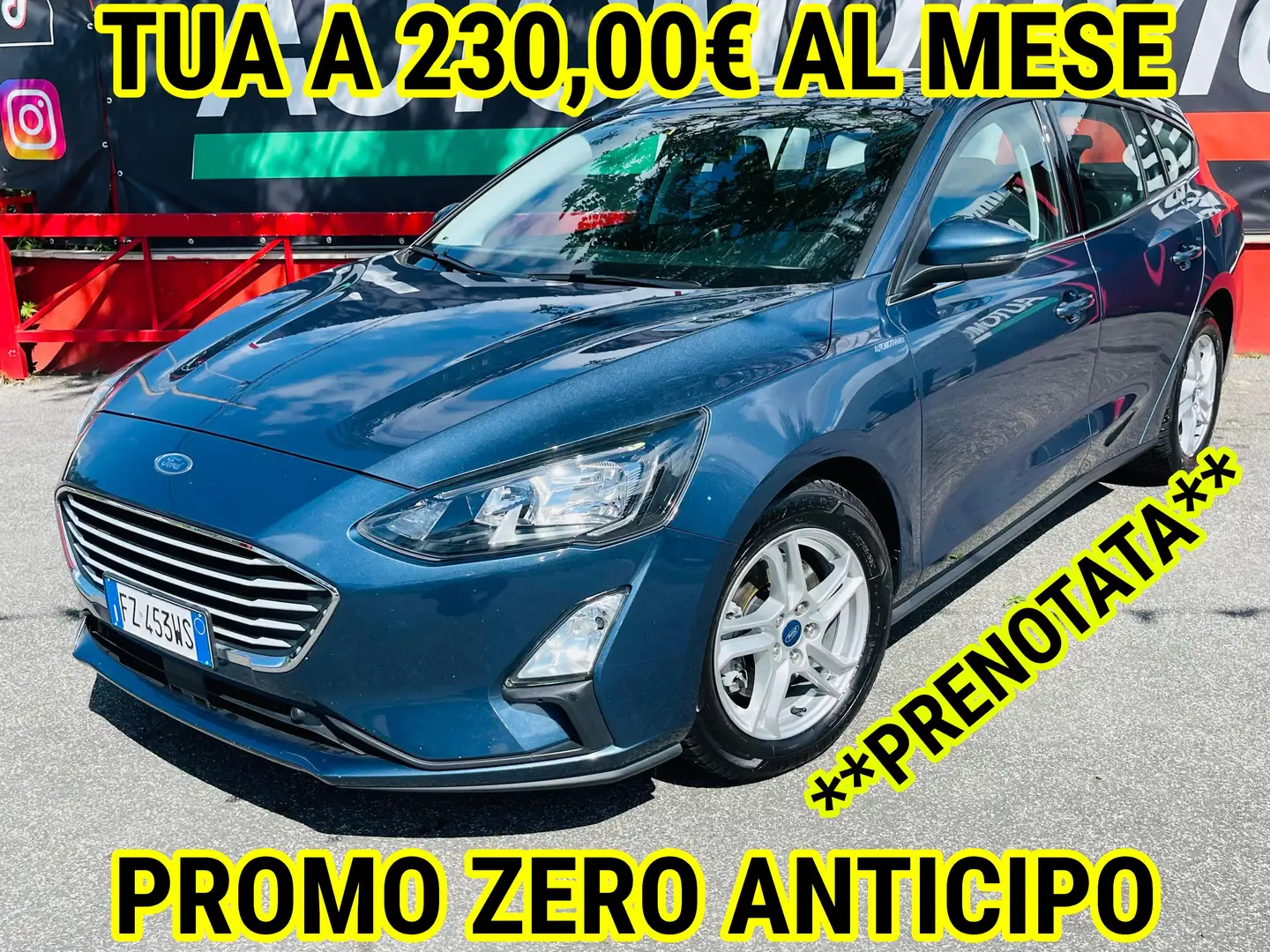 Ford Focus Focus SW 1.5 ecoblue co-pilot PROMO FINANZIAMENTO Blauw - 1