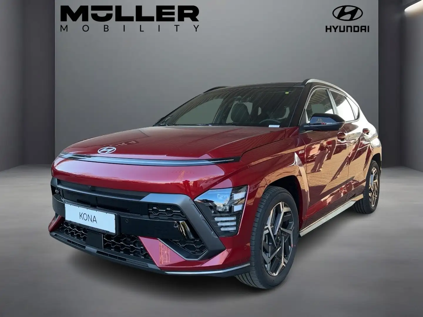 Hyundai KONA 1.6 T-GDI N Line +Wide+Sitzklima+LED+ Schwarz - 1