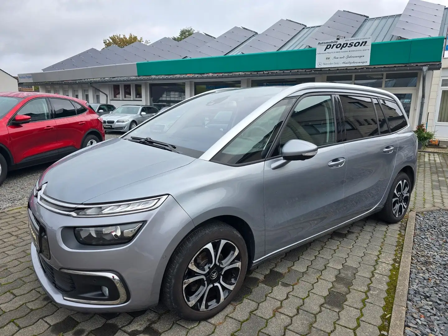 Citroen Grand C4 Picasso 7-S. NAVI PANO Gris - 1