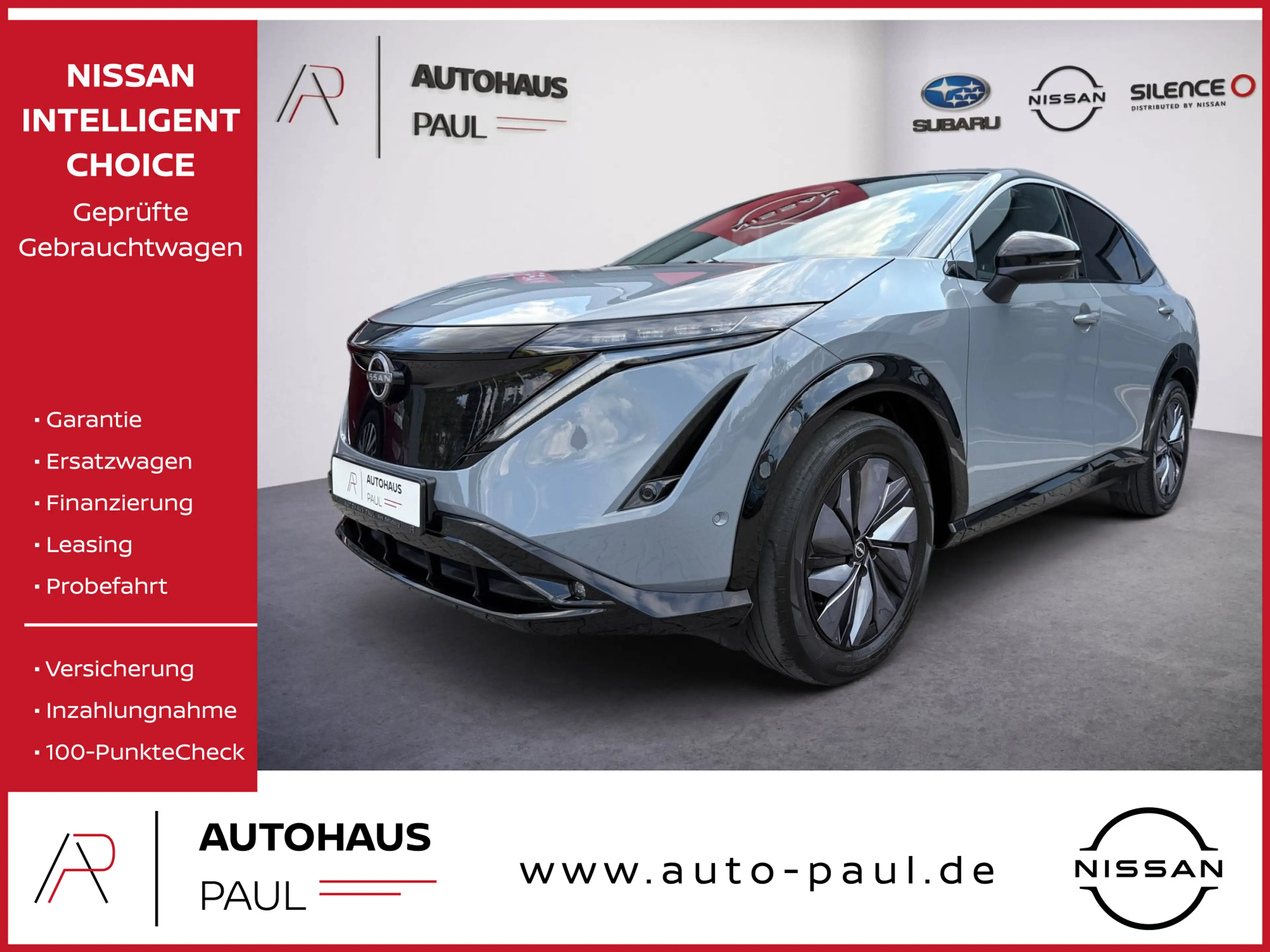 Nissan Ariya Evolve Pack, BOSE, SHD, Kamera 360°, VOLL