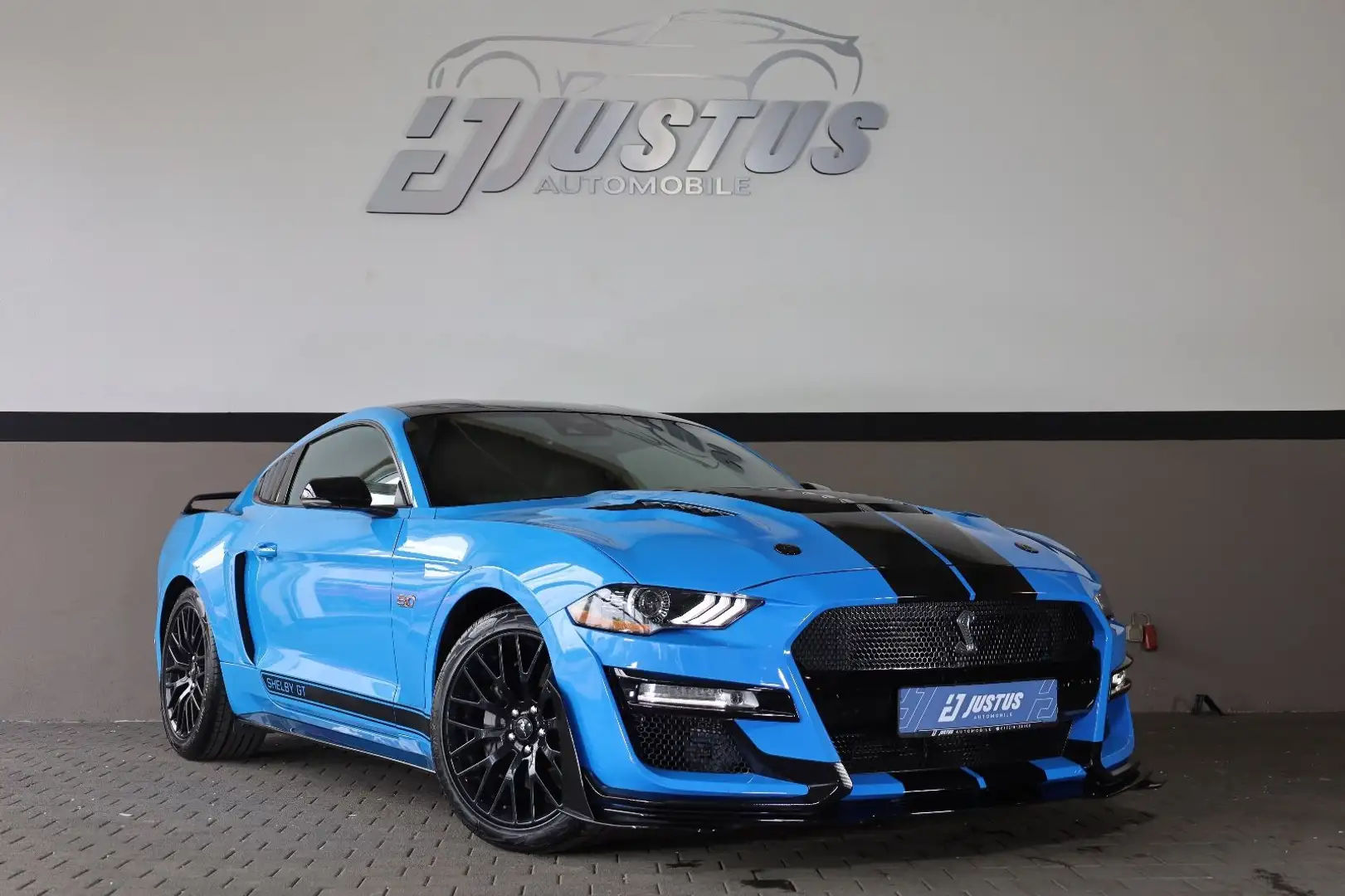 Ford Mustang 5.0 V8 GT/TOTW/SPUR/SHZ/SBL/TEMP/BTH/R19 Kék - 1