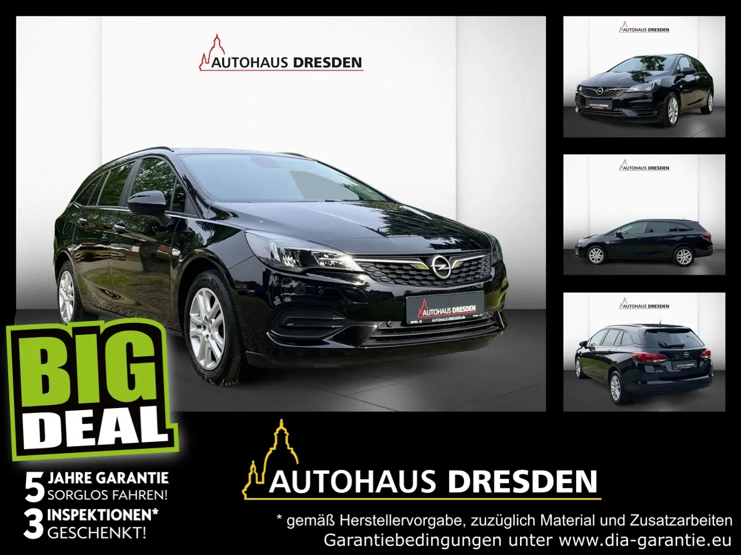Opel Astra K Sports Tourer 1.2 Turbo Winter-Paket, DAB Noir - 1