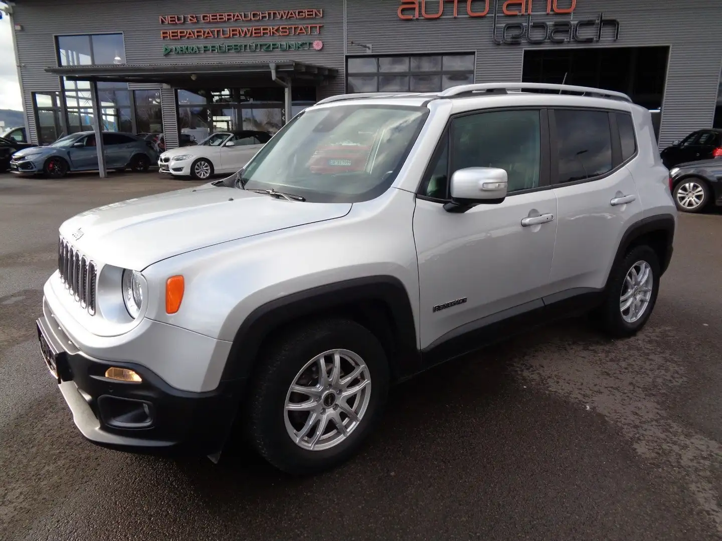 Jeep Renegade Limited FWD,Automatik,Navi,Leder.SHZ. Silber - 1