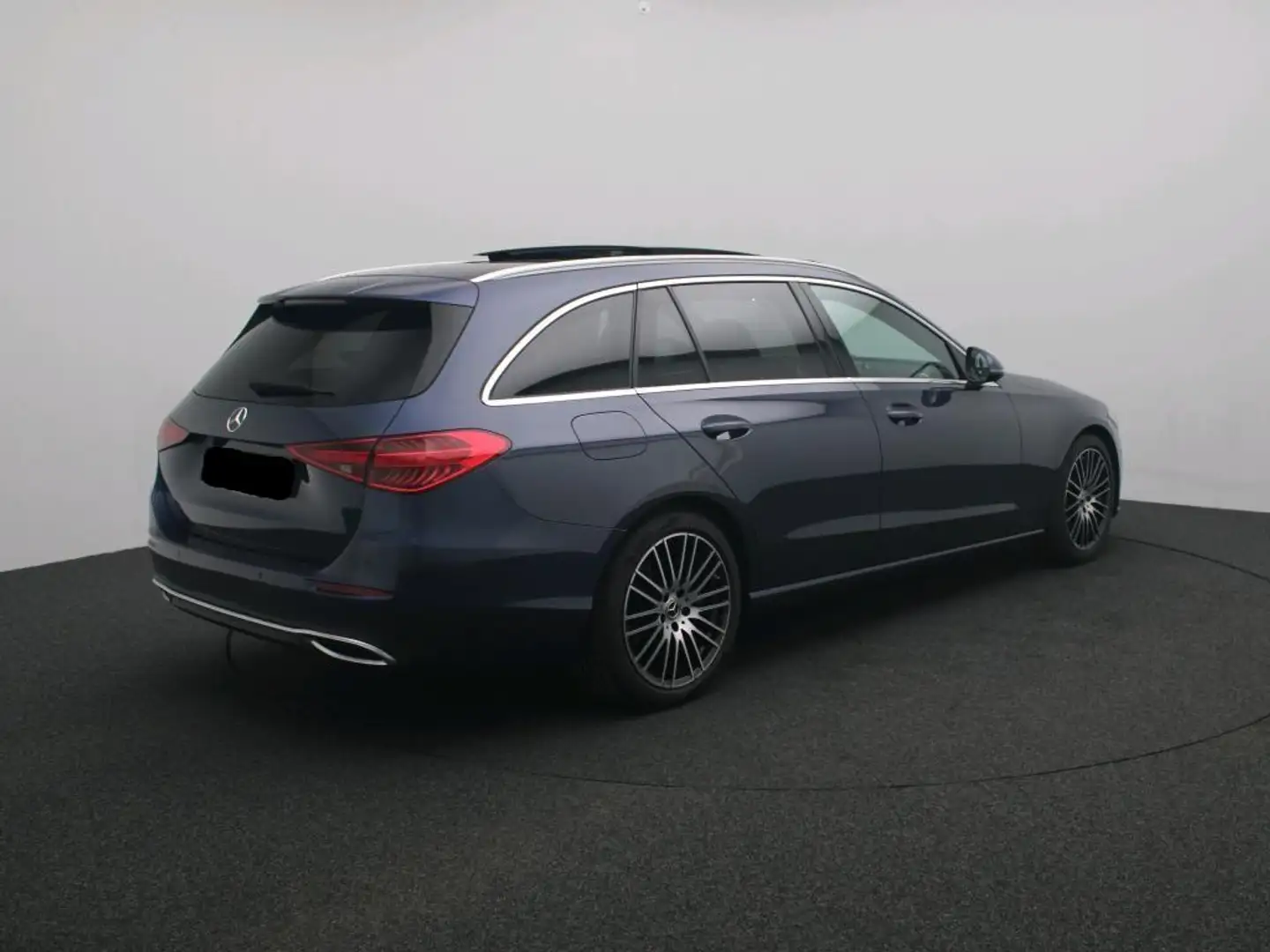 Mercedes-Benz C 180 Luxury Line Estate + LEDER + PANORAMISCH DAK + CAR Blauw - 2