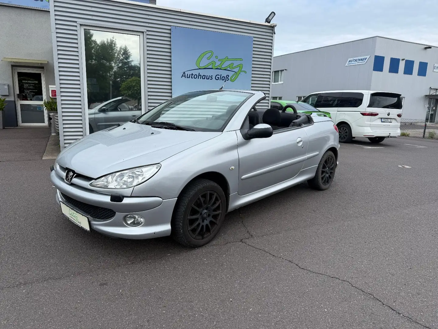 Peugeot 206 Cabriolet CC Filou+EFH+SHZ+LM+Radio CD Szary - 1