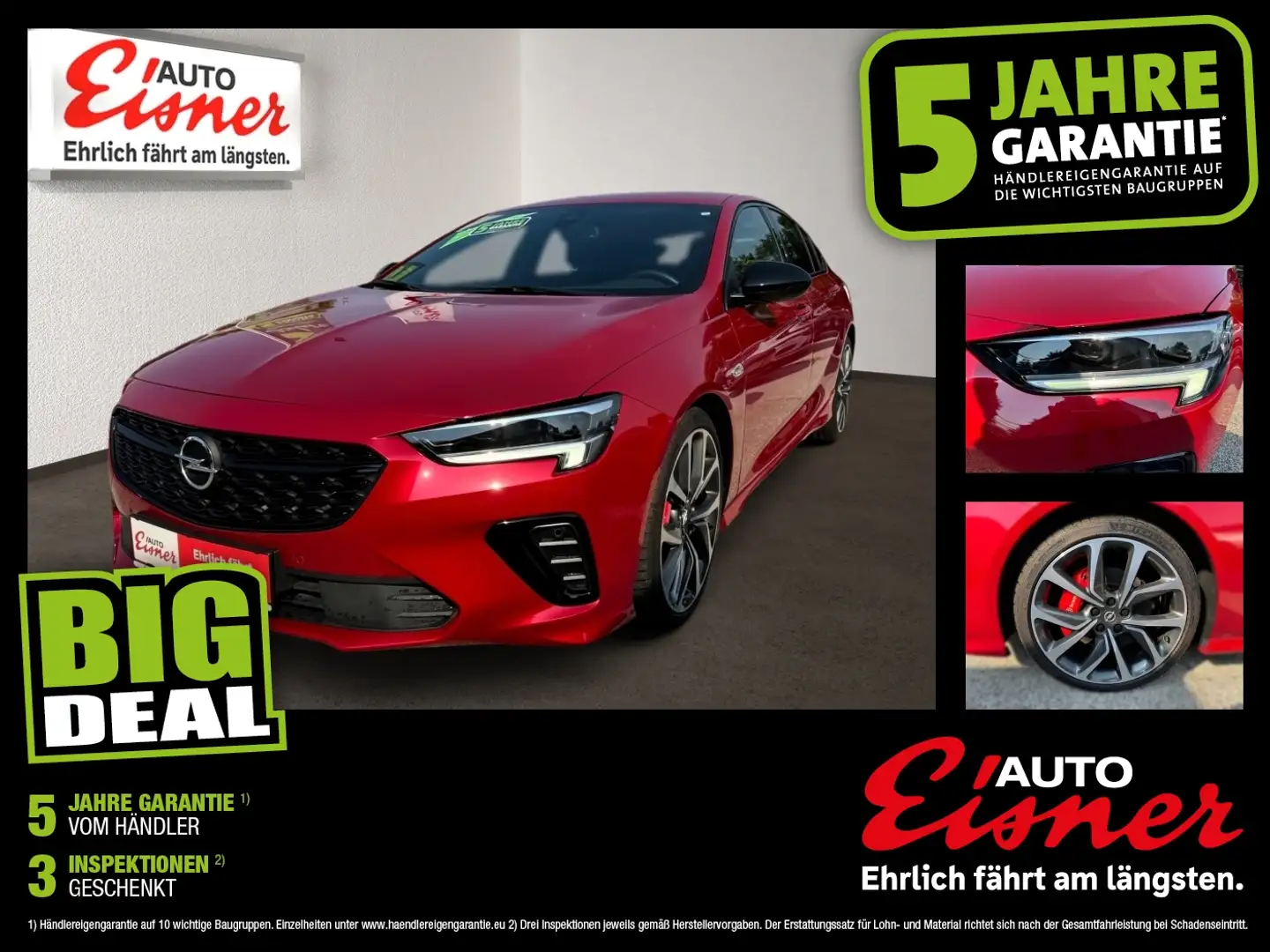 Opel Insignia GS 2.0 SHT GSI AUT. Rood - 1